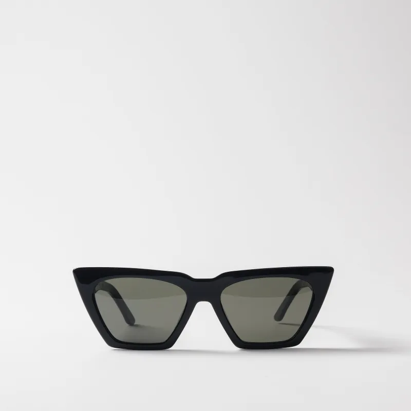 Carla Colour Modan Sunglasses in Midnight Black sold by LINDQUIST