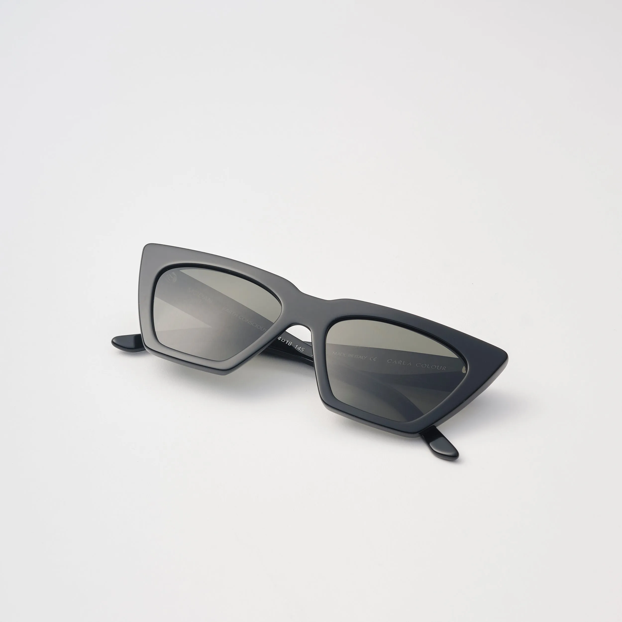 Carla Colour Modan Sunglasses in Midnight Black sold by LINDQUIST product image thumbnail 2