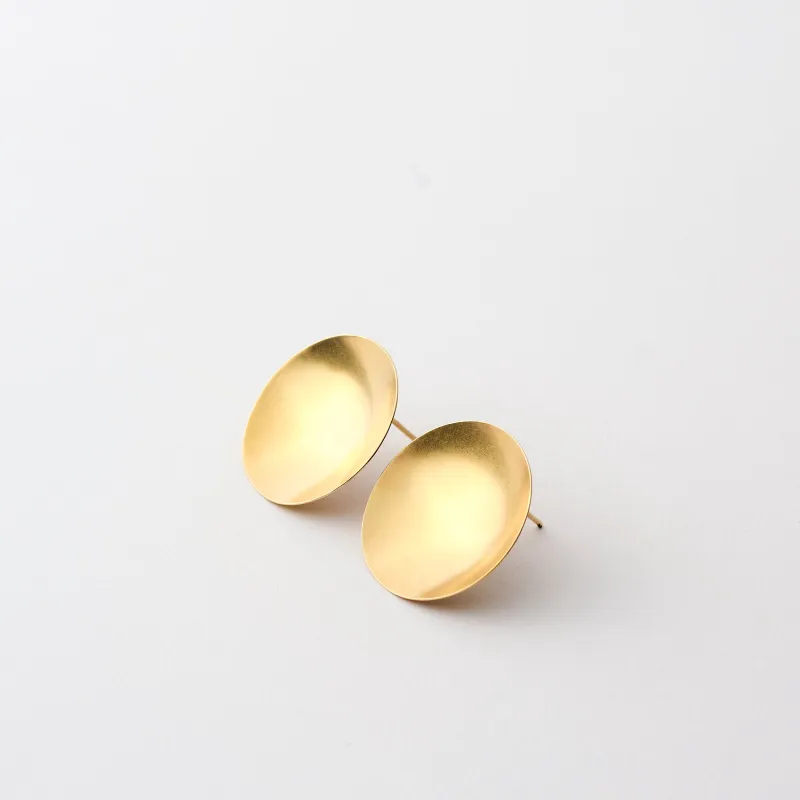 RForm Large Gold Basin Earrings made by LINDQUIST