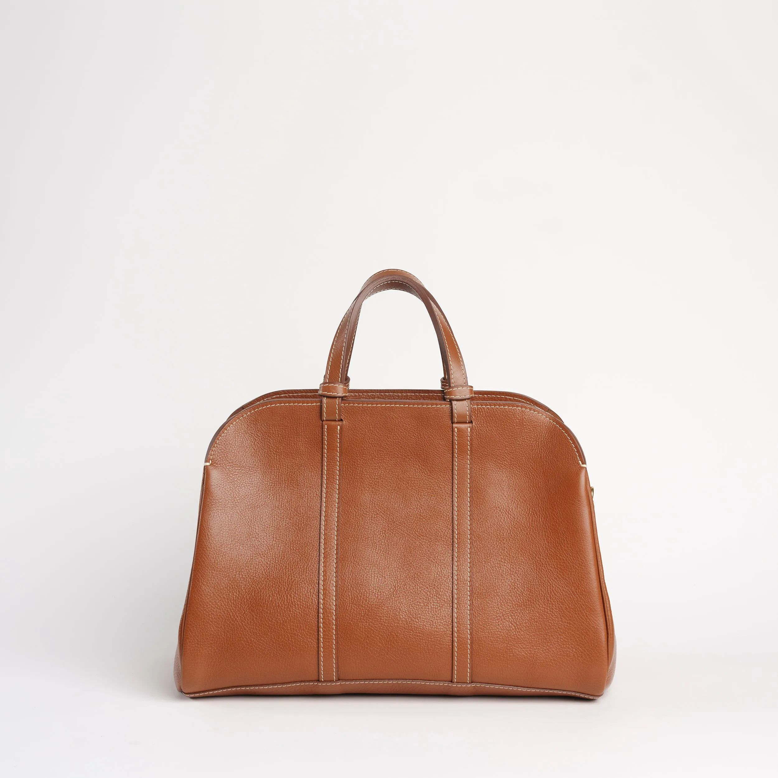 Rhodes Small Duffel in Leather Brown sold by LINDQUIST