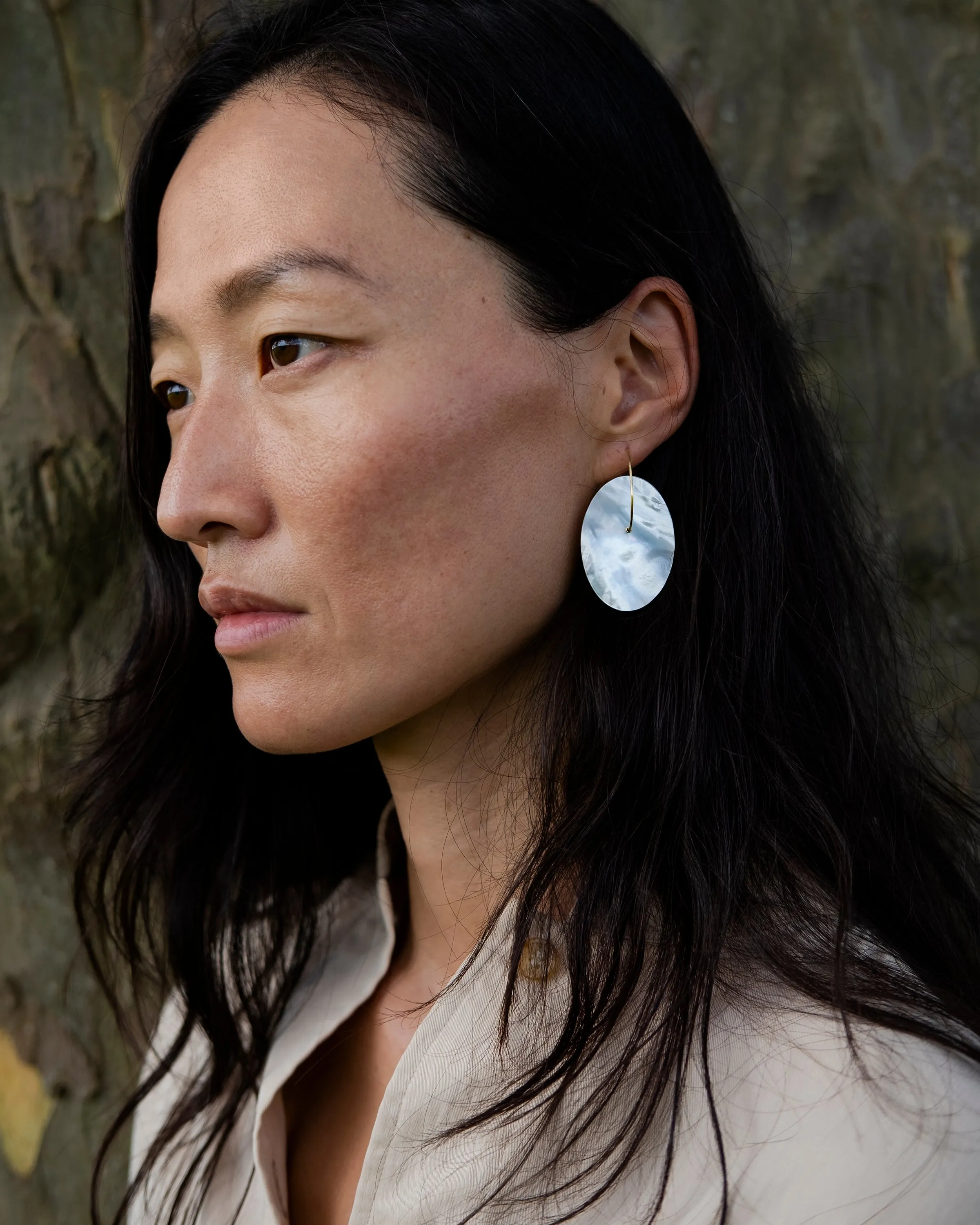 RForm Mother of Pearl Balance Earrings sold by LINDQUIST product image thumbnail 3