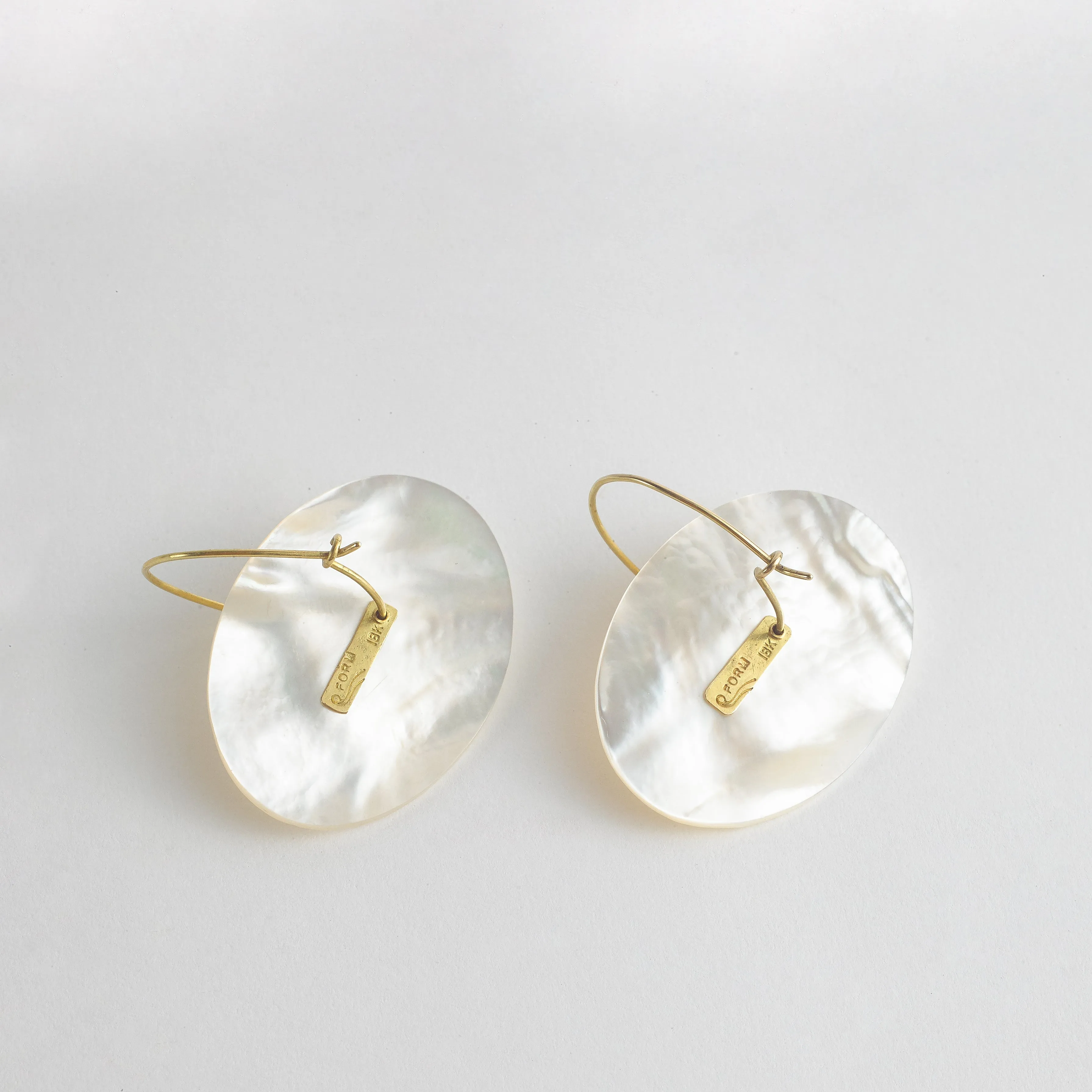 RForm Mother of Pearl Balance Earrings sold by LINDQUIST product image thumbnail 2