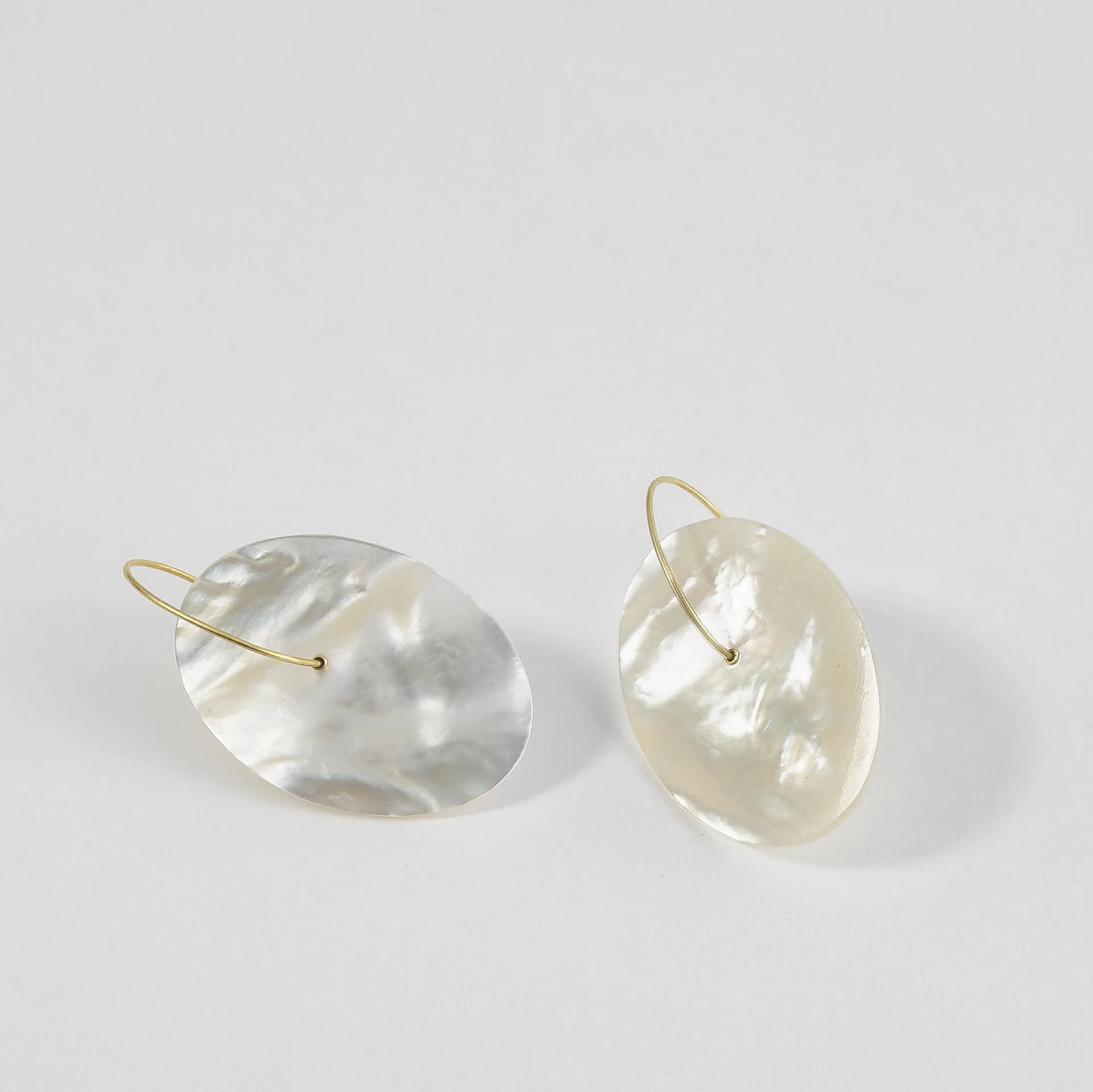 RForm Mother of Pearl Balance Earrings sold by LINDQUIST