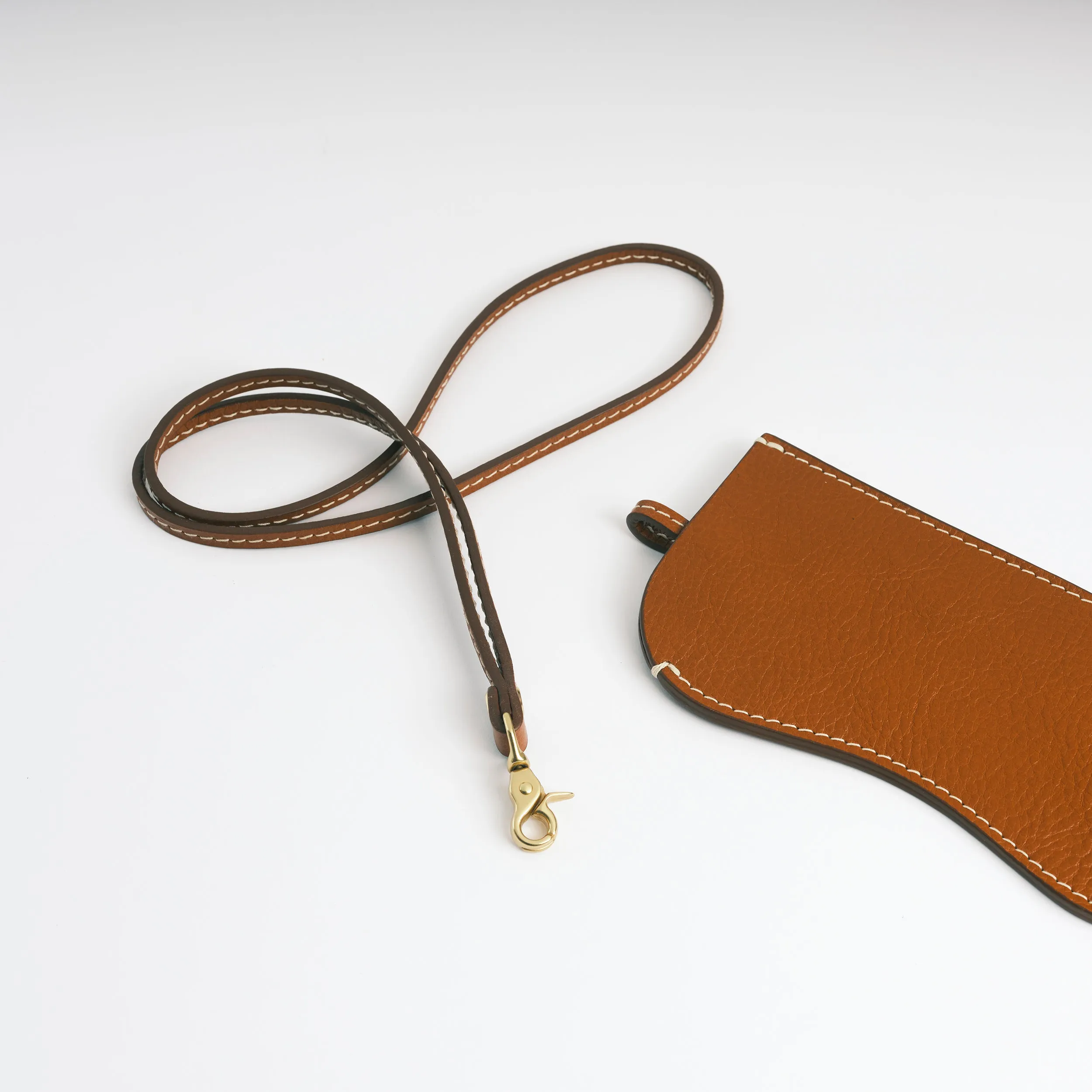 Ceci Sunglass Case in Leather Brown sold by LINDQUIST product image thumbnail 4