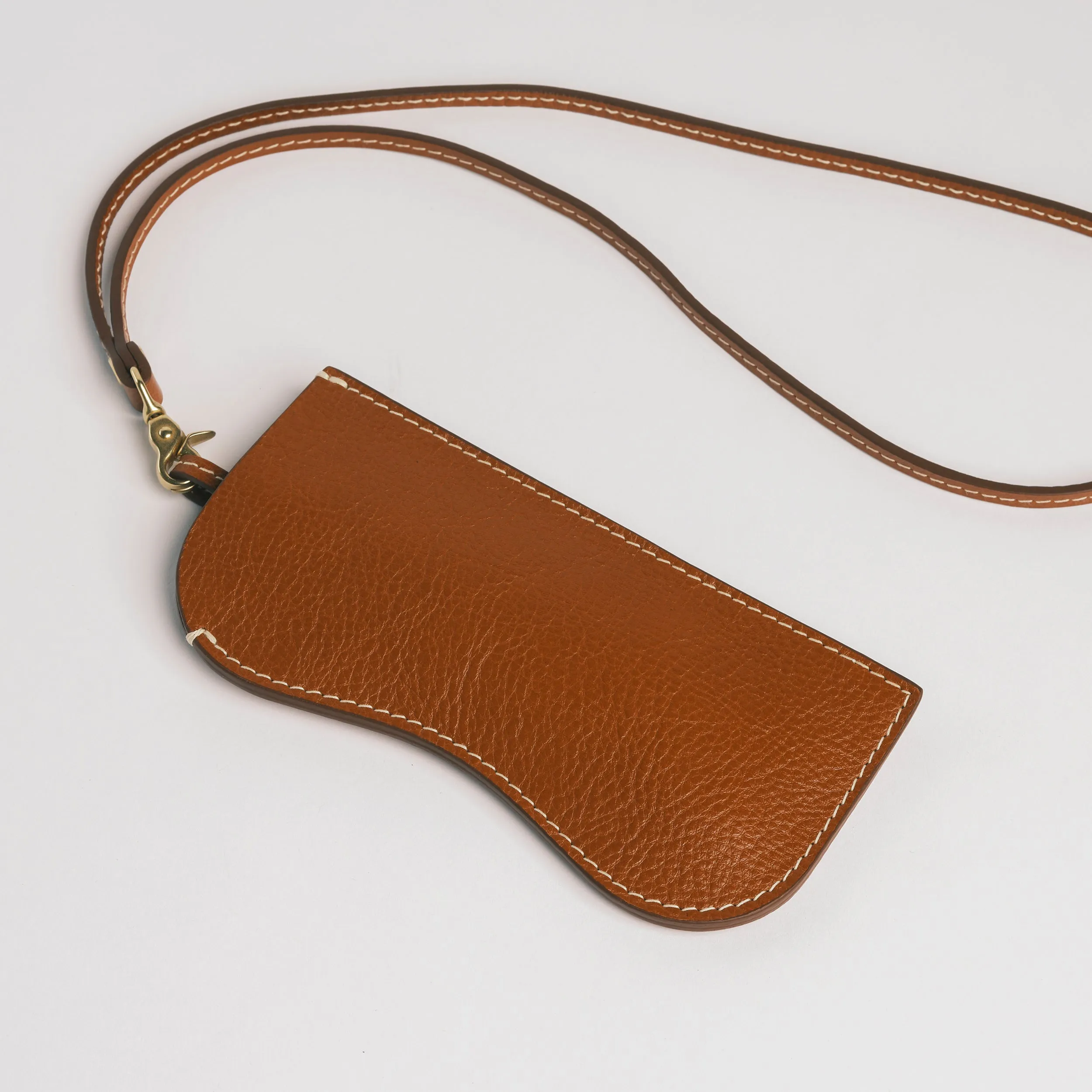 Ceci Sunglass Case in Leather Brown sold by LINDQUIST product image thumbnail 3