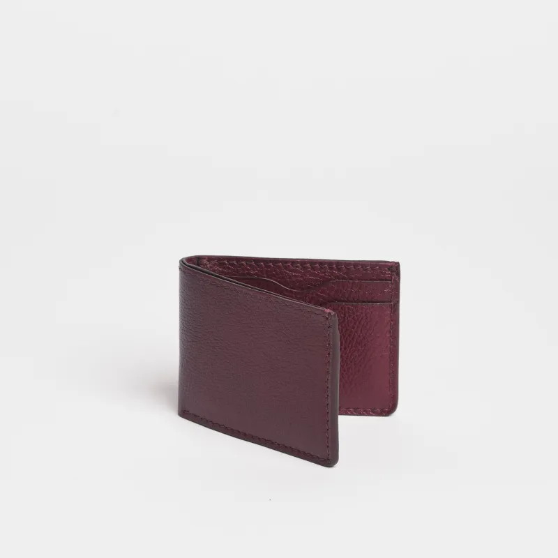 Jackson Bi-Fold Wallet in Milled Leather sold by LINDQUIST