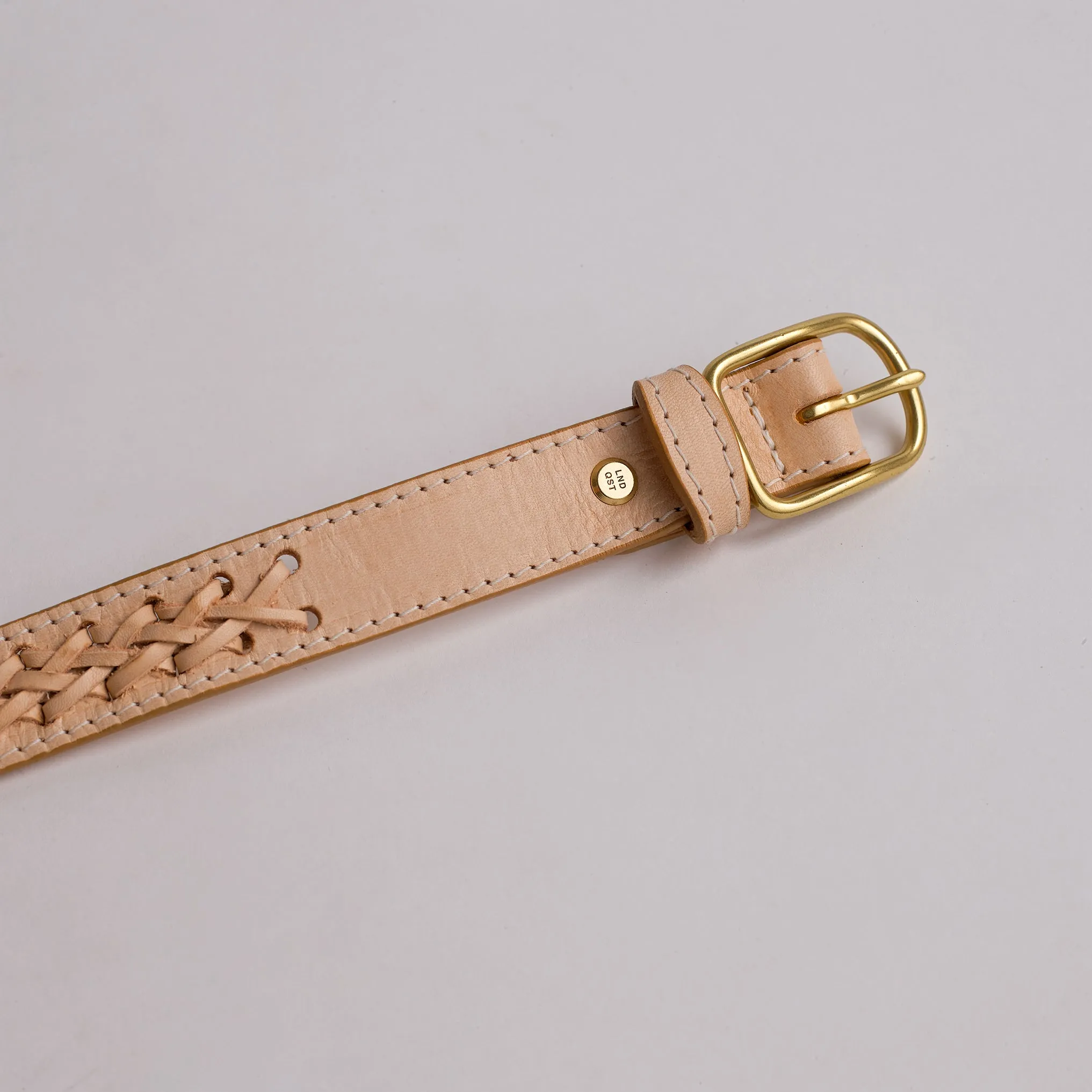 Braided Belt in Vachetta sold by LINDQUIST product image thumbnail 2