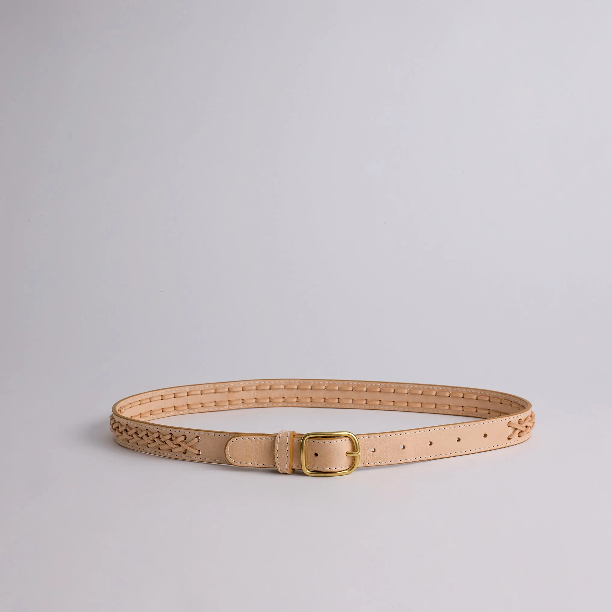 Braided Belt in Vachetta sold by LINDQUIST