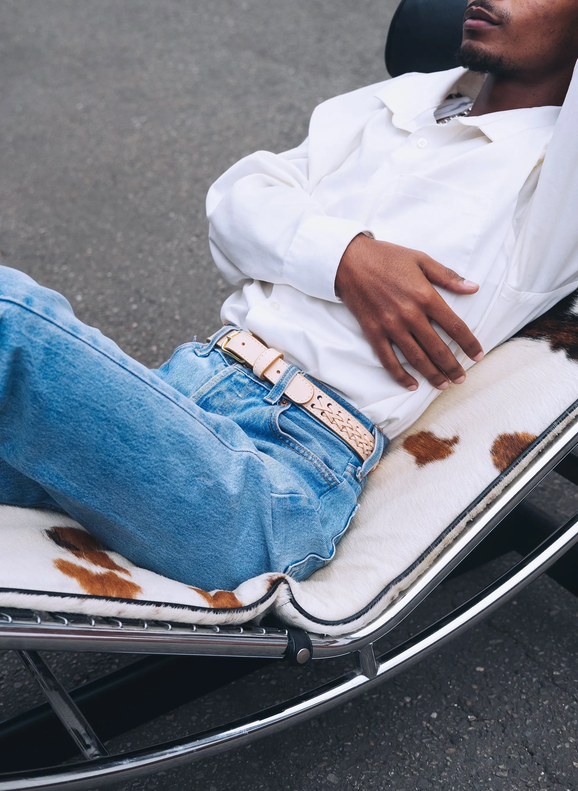 Braided Belt in Vachetta sold by LINDQUIST product image thumbnail 5