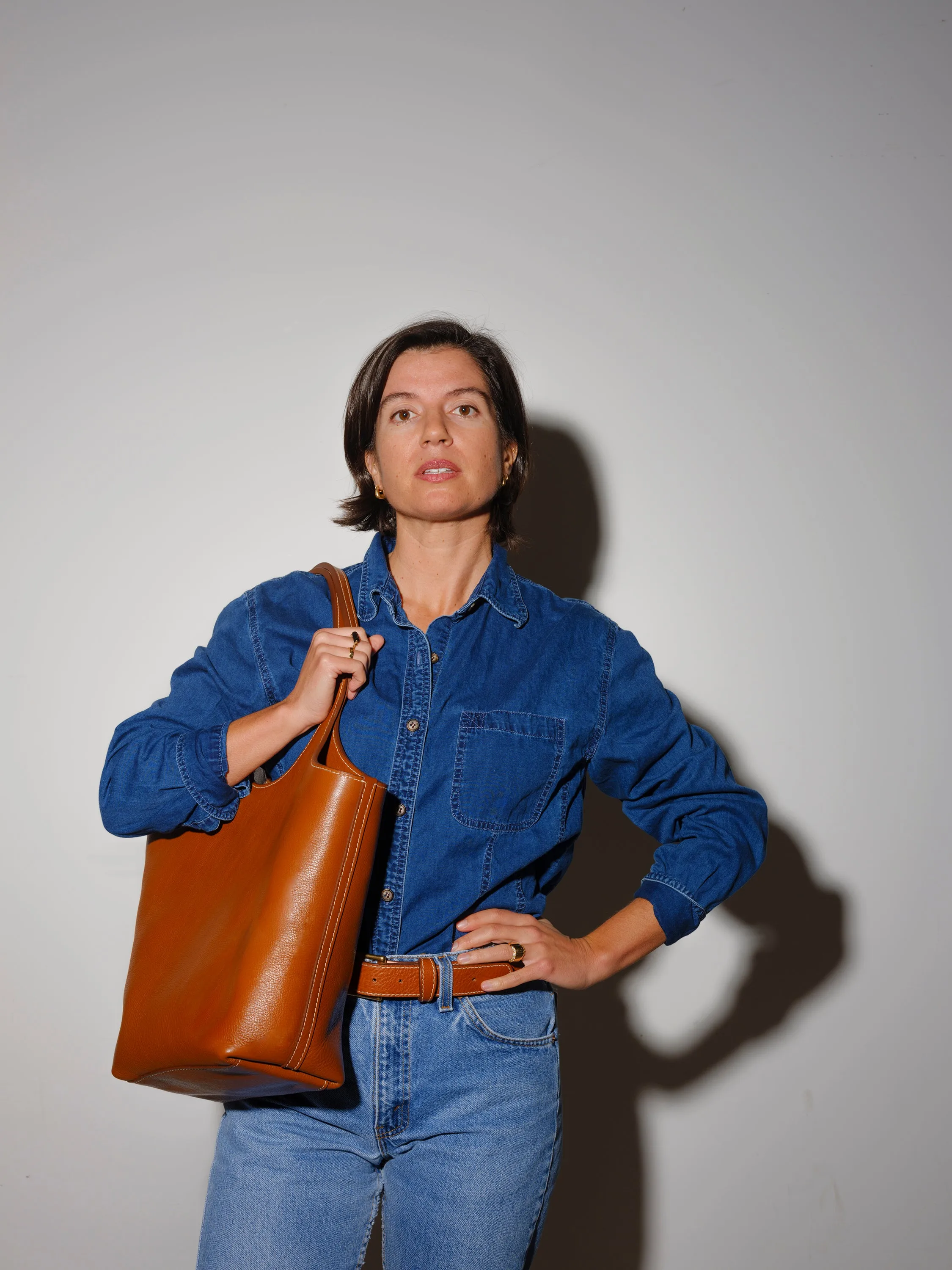 Big Ama in Leather Brown sold by LINDQUIST product image thumbnail 4