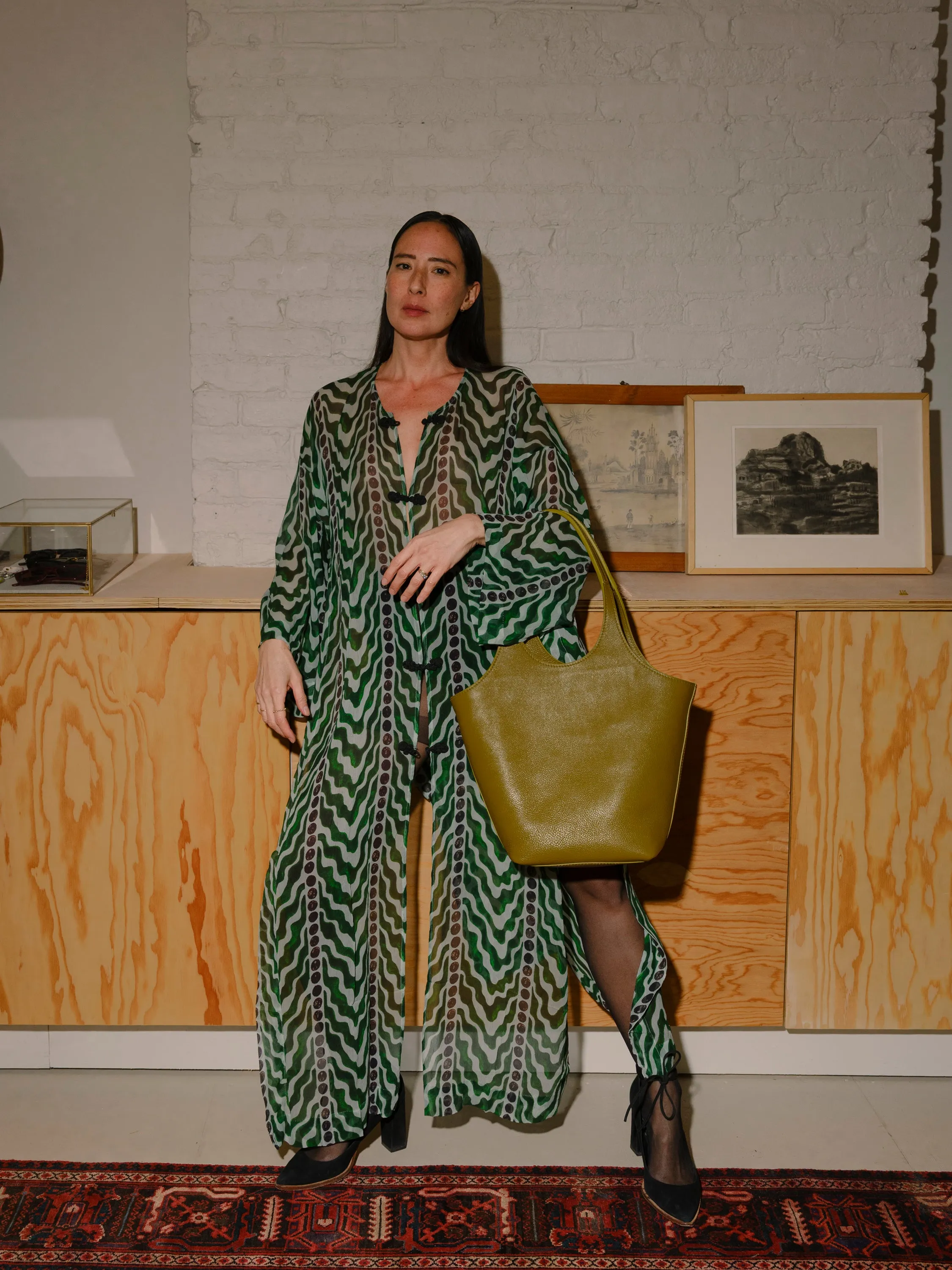 Big Ama in Green Ochre sold by LINDQUIST product image thumbnail 5