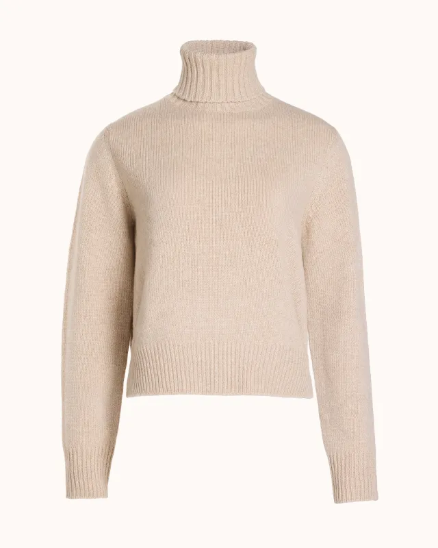 Lofty Clark Turtleneck in Camel sold by High Sport