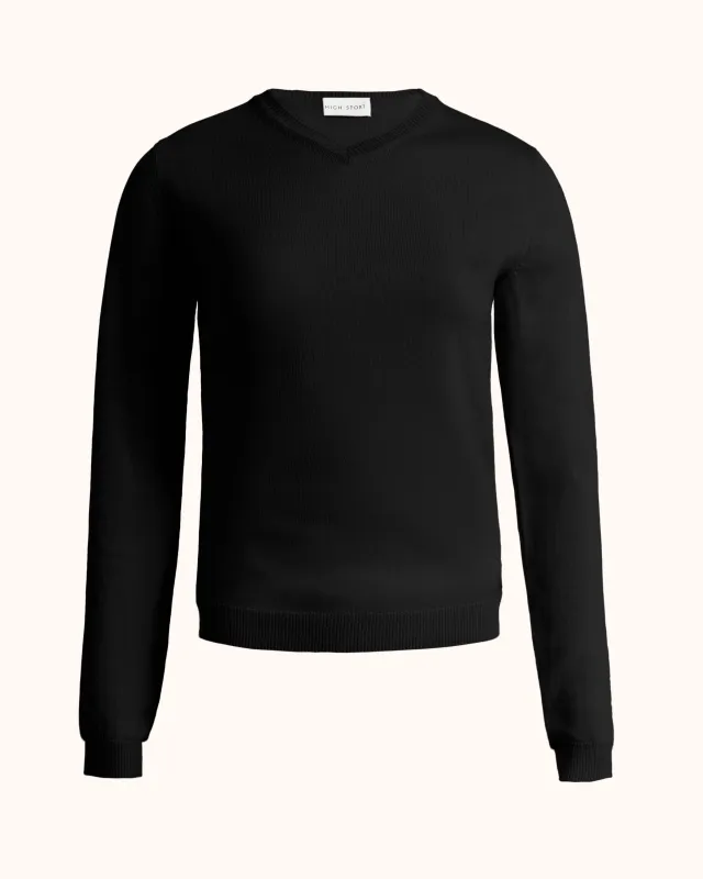 Billie Vneck in Black sold by High Sport