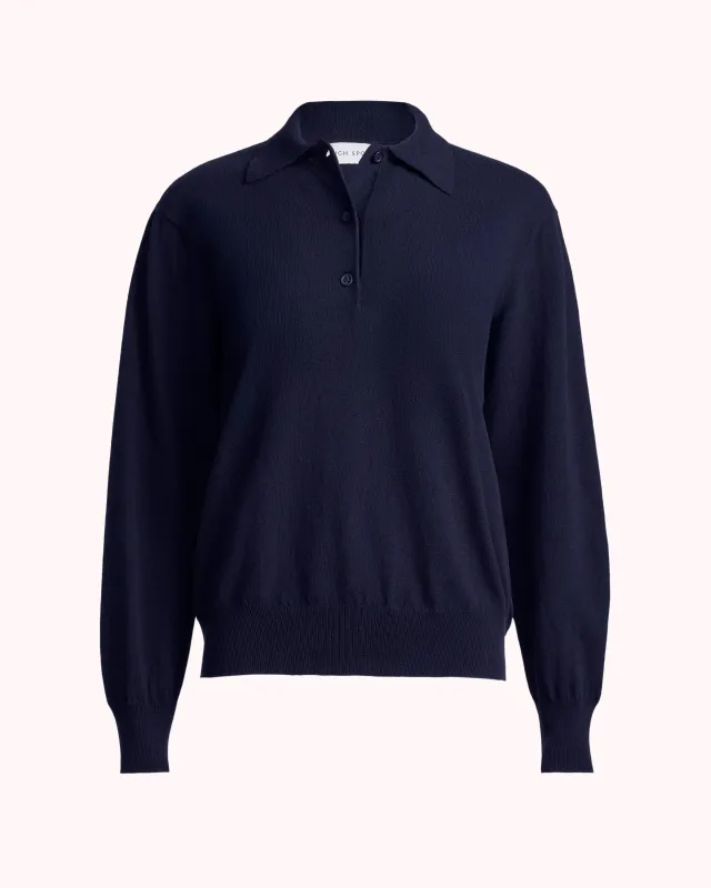 Sid Polo in Navy sold by High Sport
