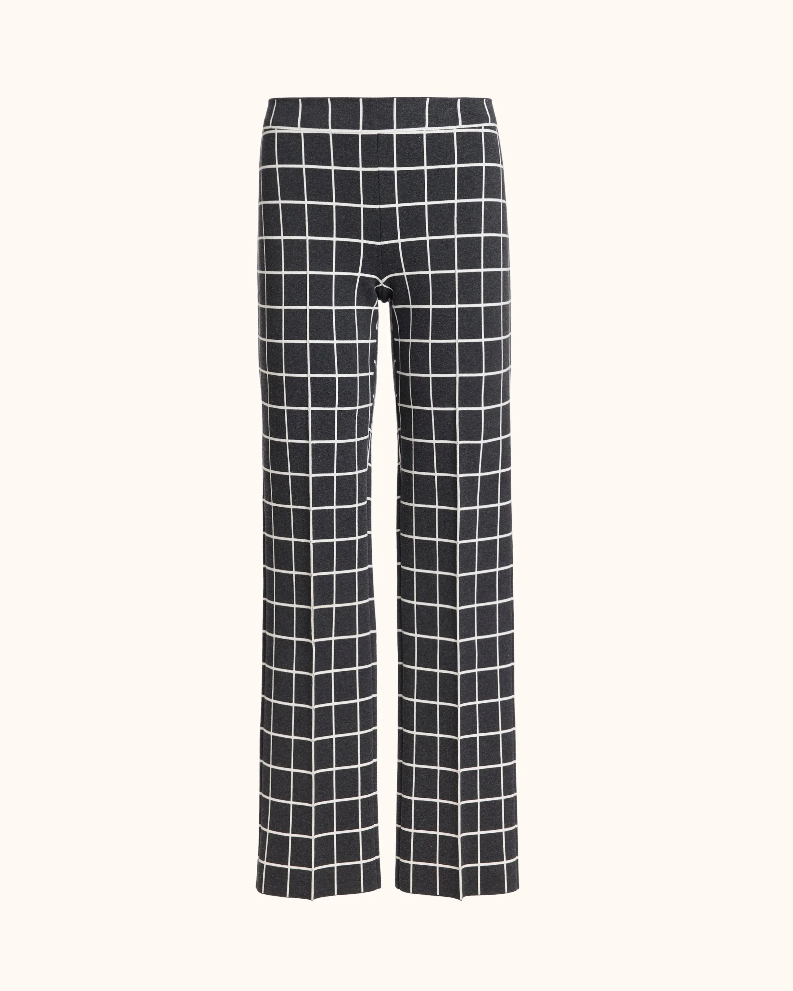 Louis Pant in Charcoal Windowpane sold by High Sport