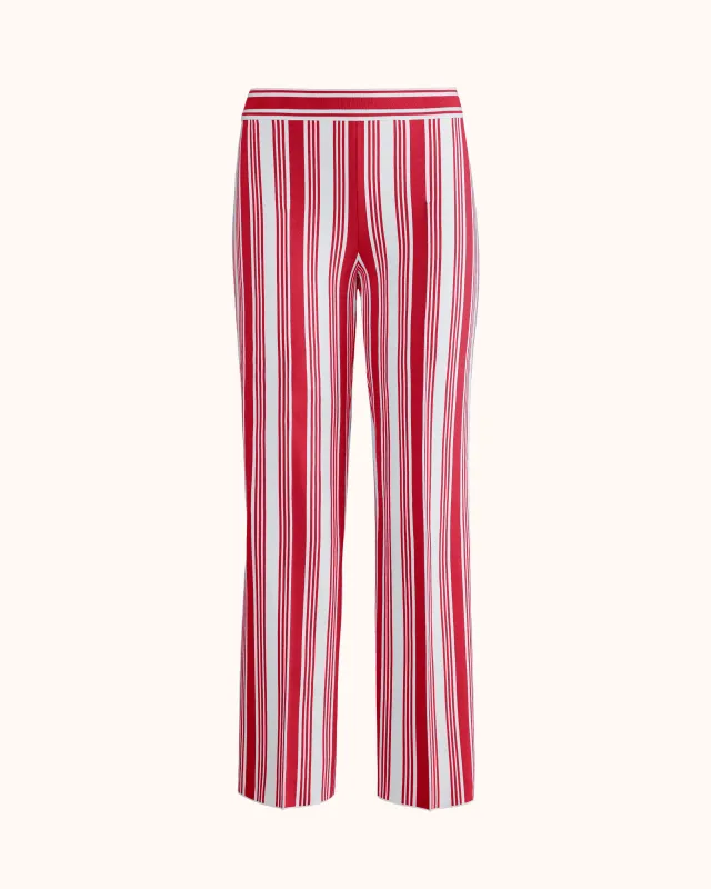 Louis Pant in Red Vertical Stripe sold by High Sport