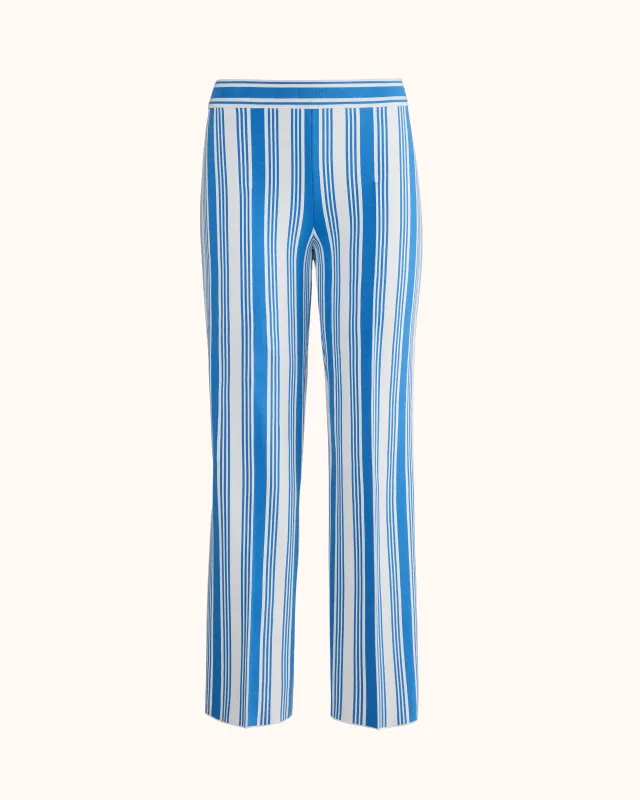 Louis Pant in Blue Vertical Stripe sold by High Sport