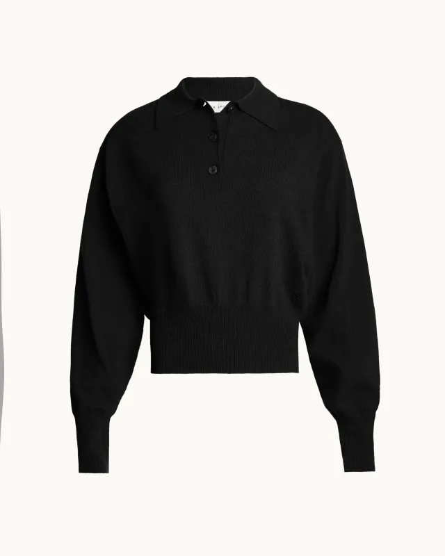 Nancy Polo in Black sold by High Sport