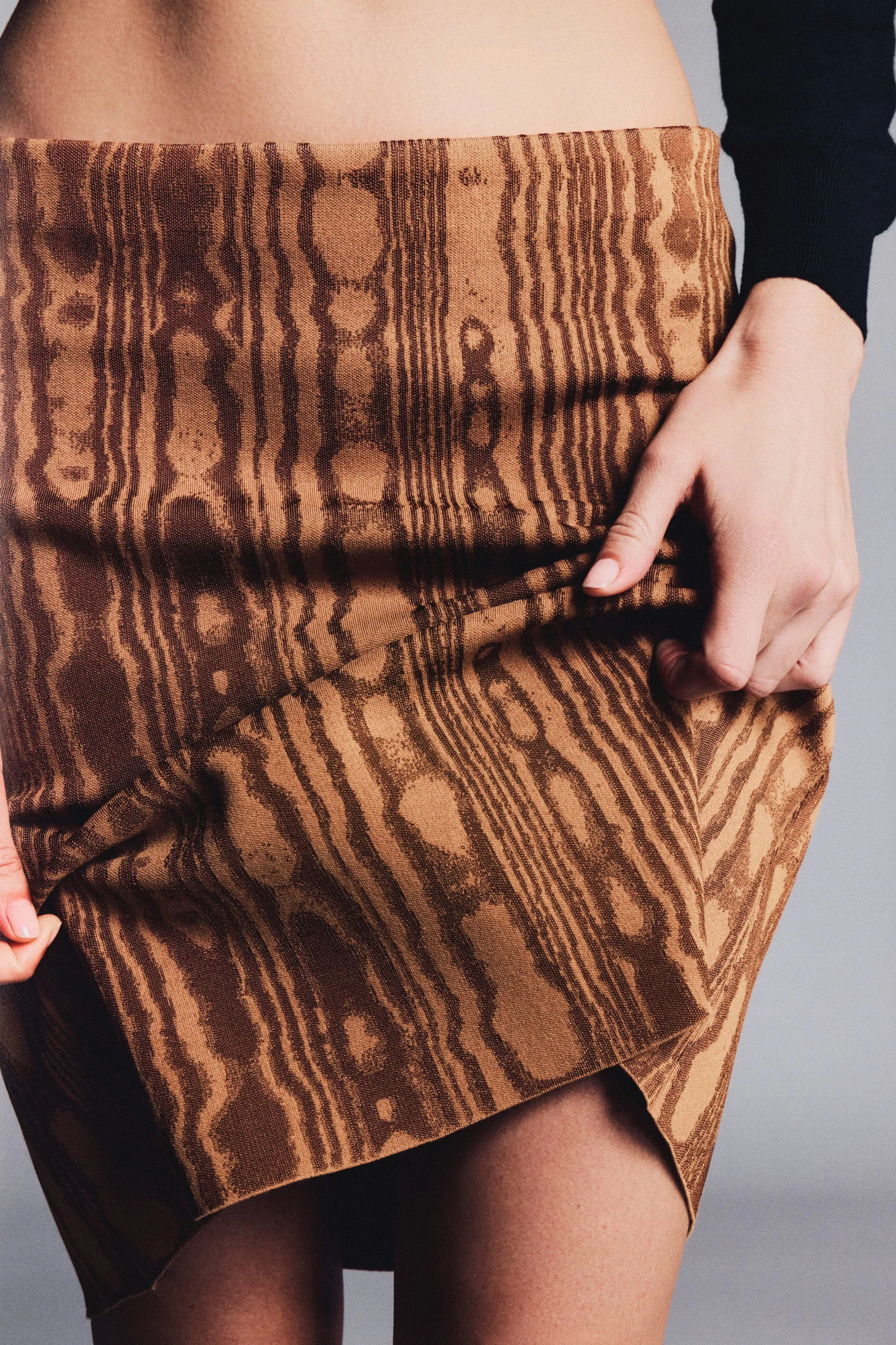 Ava Skirt in Black Moire sold by High Sport product image thumbnail 3