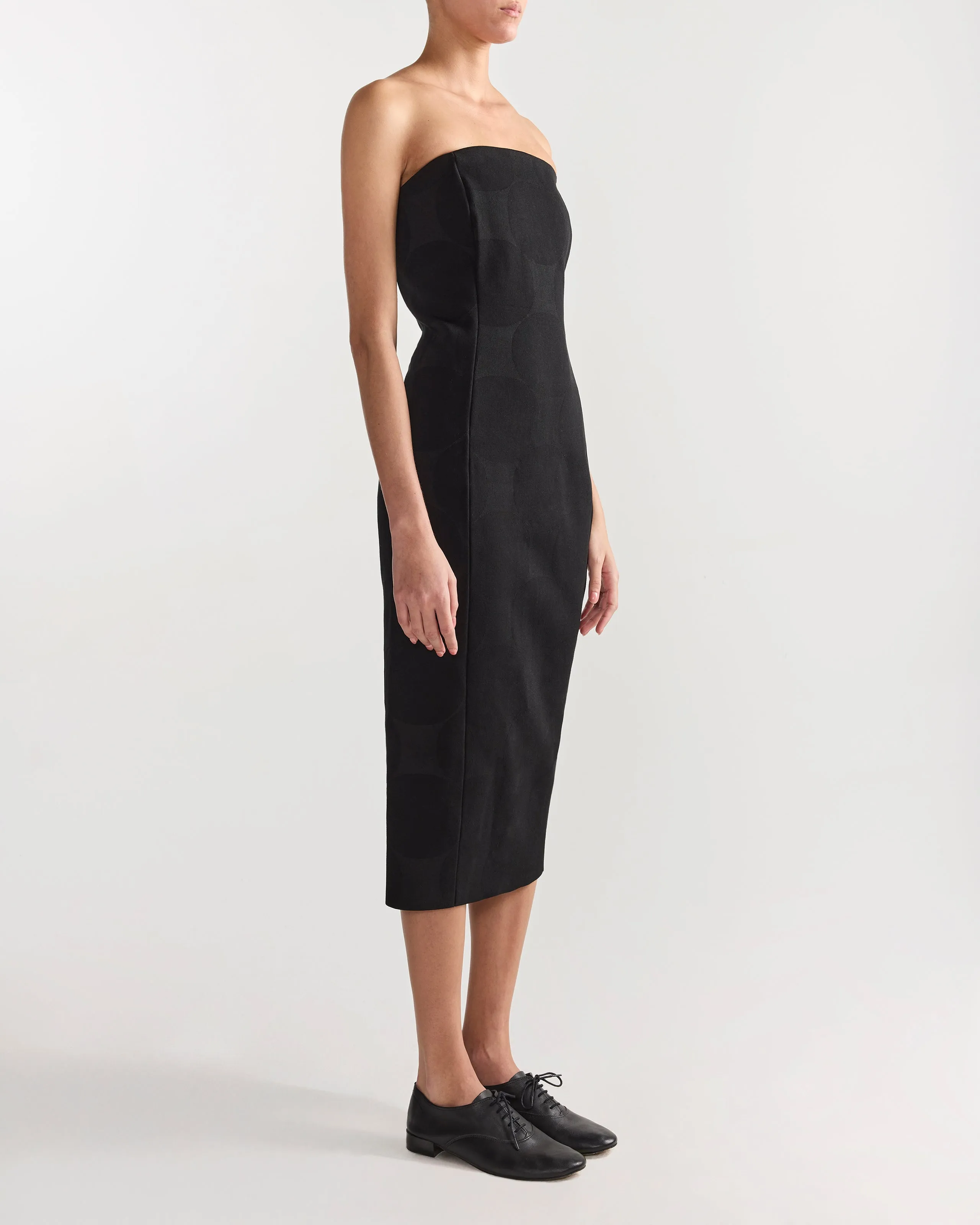 Stella Dress in Black Big Dot sold by High Sport product image thumbnail 4