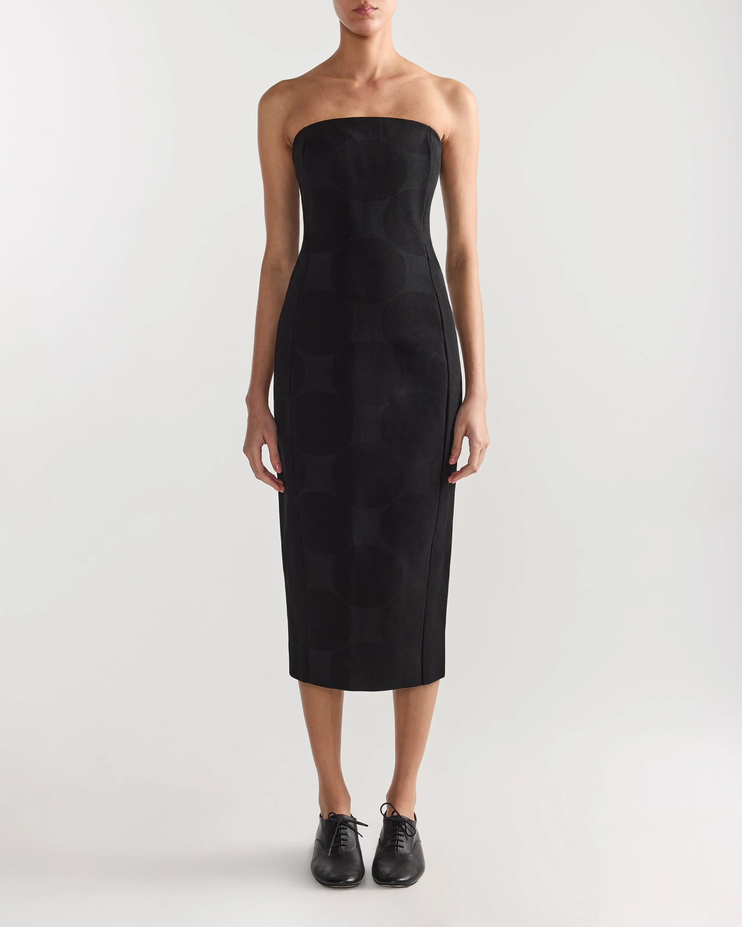 Stella Dress in Black Big Dot sold by High Sport product image thumbnail 2