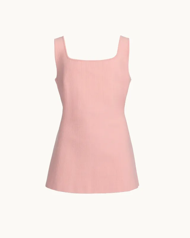 Inna Top in Gum Tonal Stripe made by High Sport