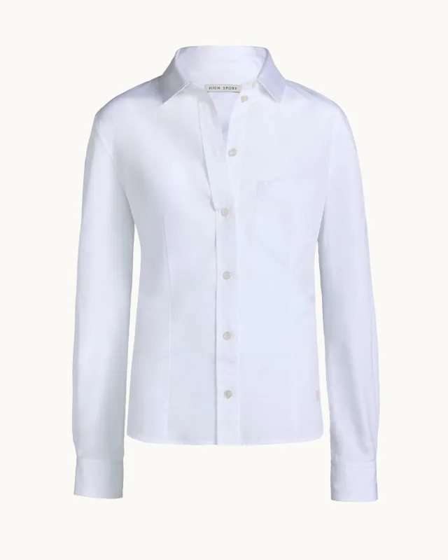 Kurt Shirt in White made by High Sport