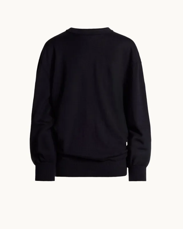 Finn Sweater in Dark Navy made by High Sport