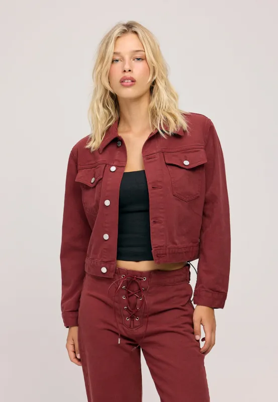 Vice Laced Jacket - Ruby made by ÉTICA