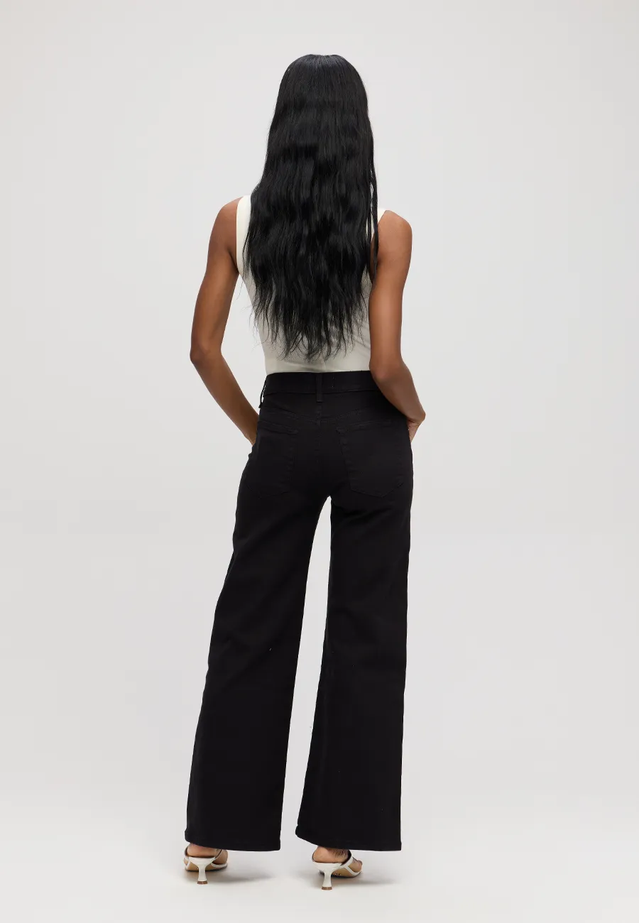 Romi French Wide Leg - Onyx (FINAL SALE) sold by ÉTICA product image thumbnail 5