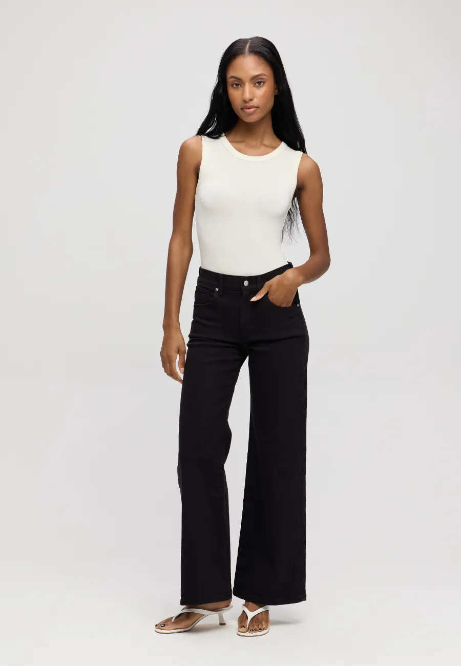 Romi French Wide Leg - Onyx (FINAL SALE) sold by ÉTICA product image thumbnail 2