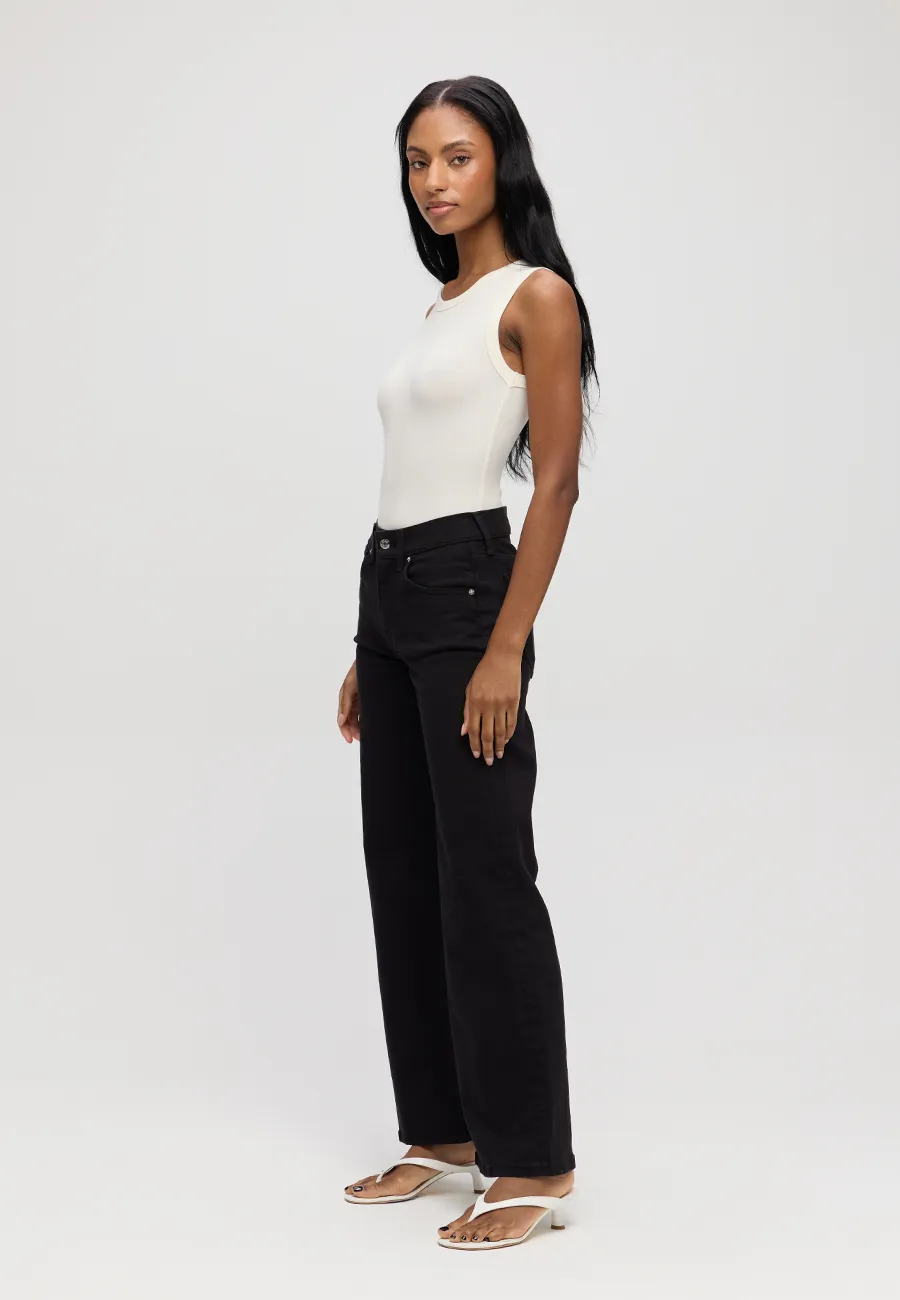 Romi French Wide Leg - Onyx (FINAL SALE) sold by ÉTICA product image thumbnail 3