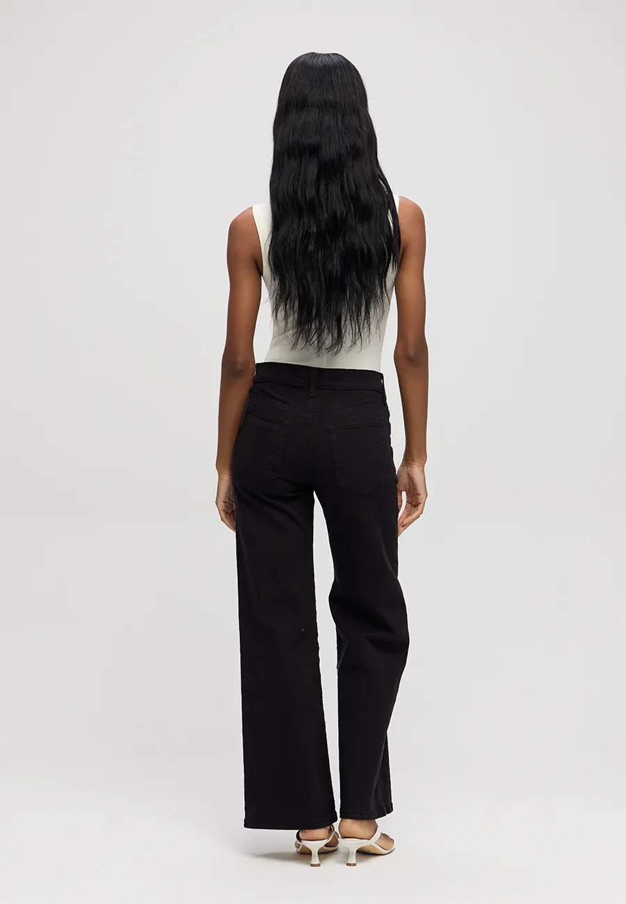 Romi French Wide Leg - Onyx (FINAL SALE) sold by ÉTICA product image thumbnail 4