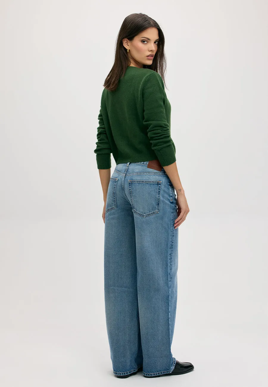 Aaliyah Low Rise Baggy - Waterside sold by ÉTICA product image thumbnail 3