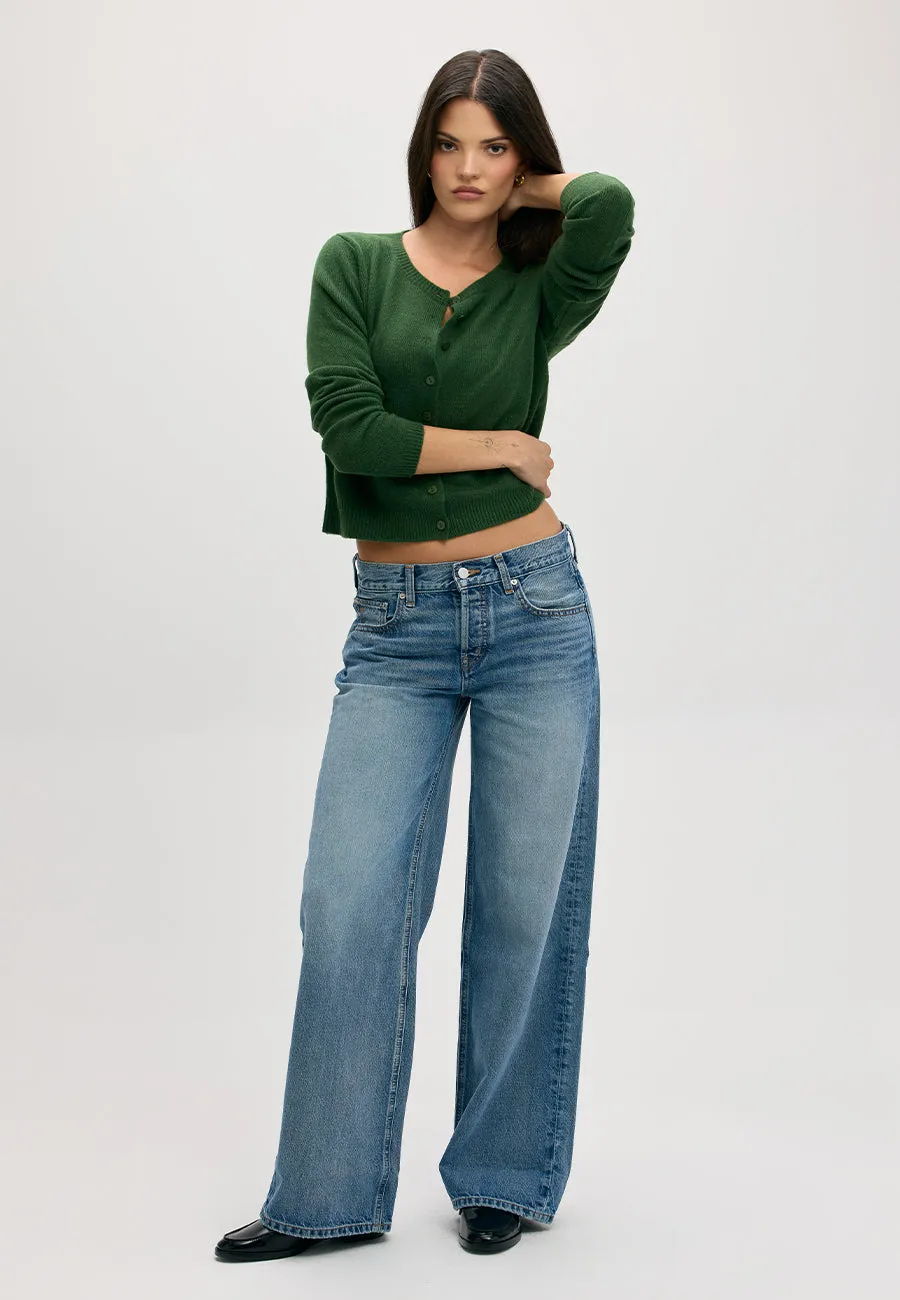 Aaliyah Low Rise Baggy - Waterside sold by ÉTICA