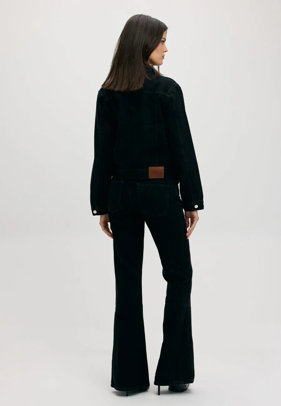 Atlanta Mid Rise Flare - Onyx sold by ÉTICA product image thumbnail 3