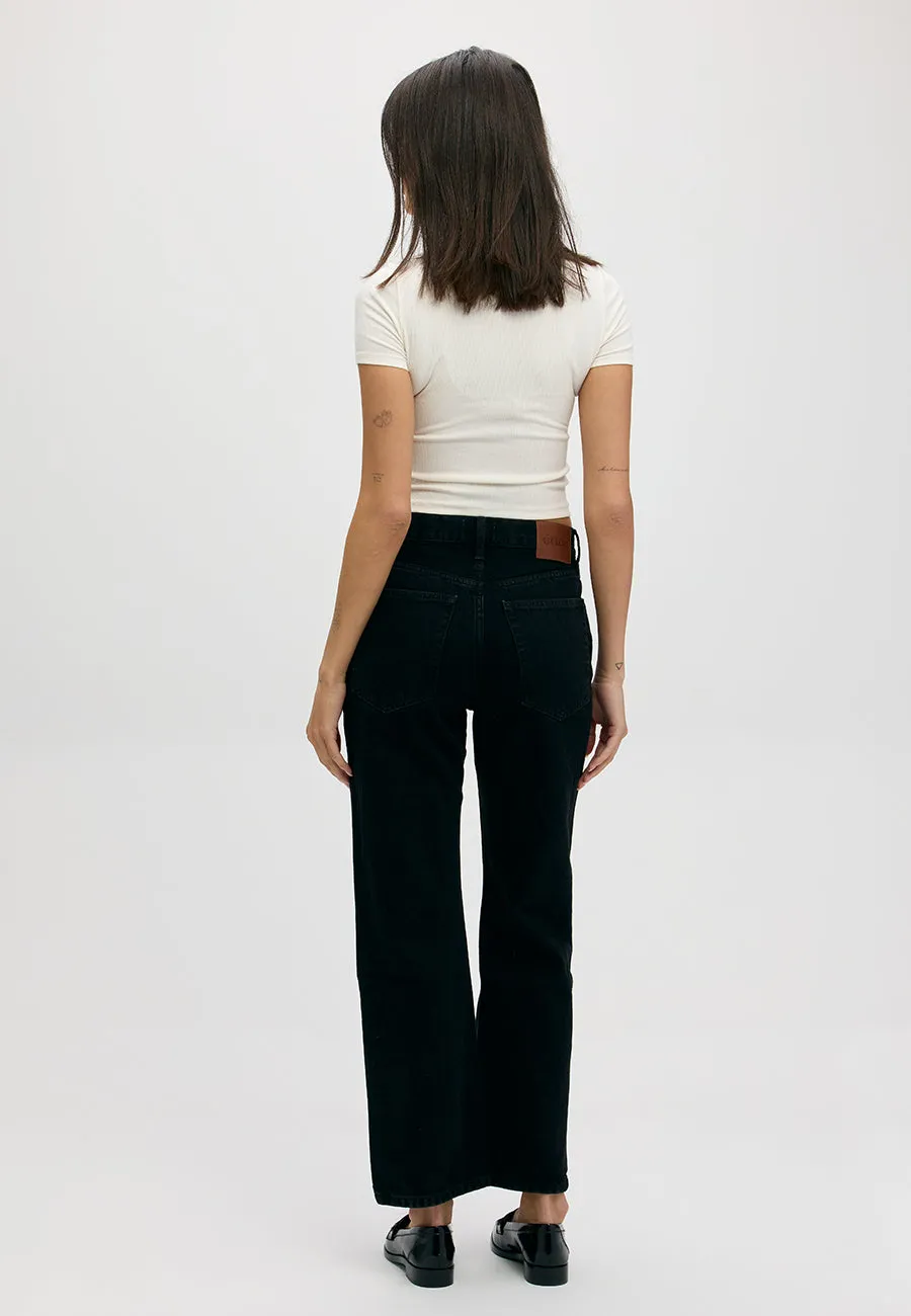 Pamela High Rise Straight - Onyx sold by ÉTICA product image thumbnail 3