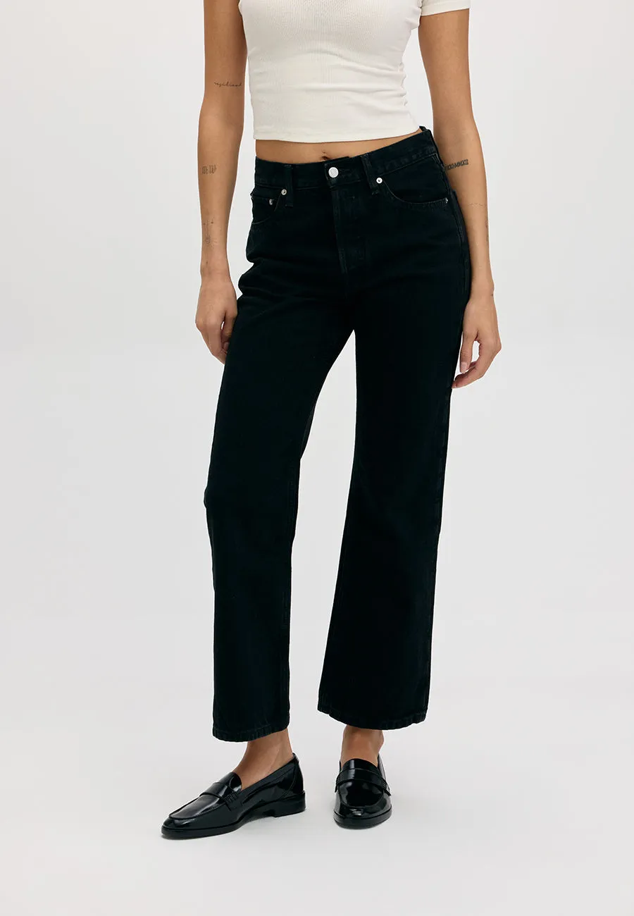 Pamela High Rise Straight - Onyx sold by ÉTICA product image thumbnail 4