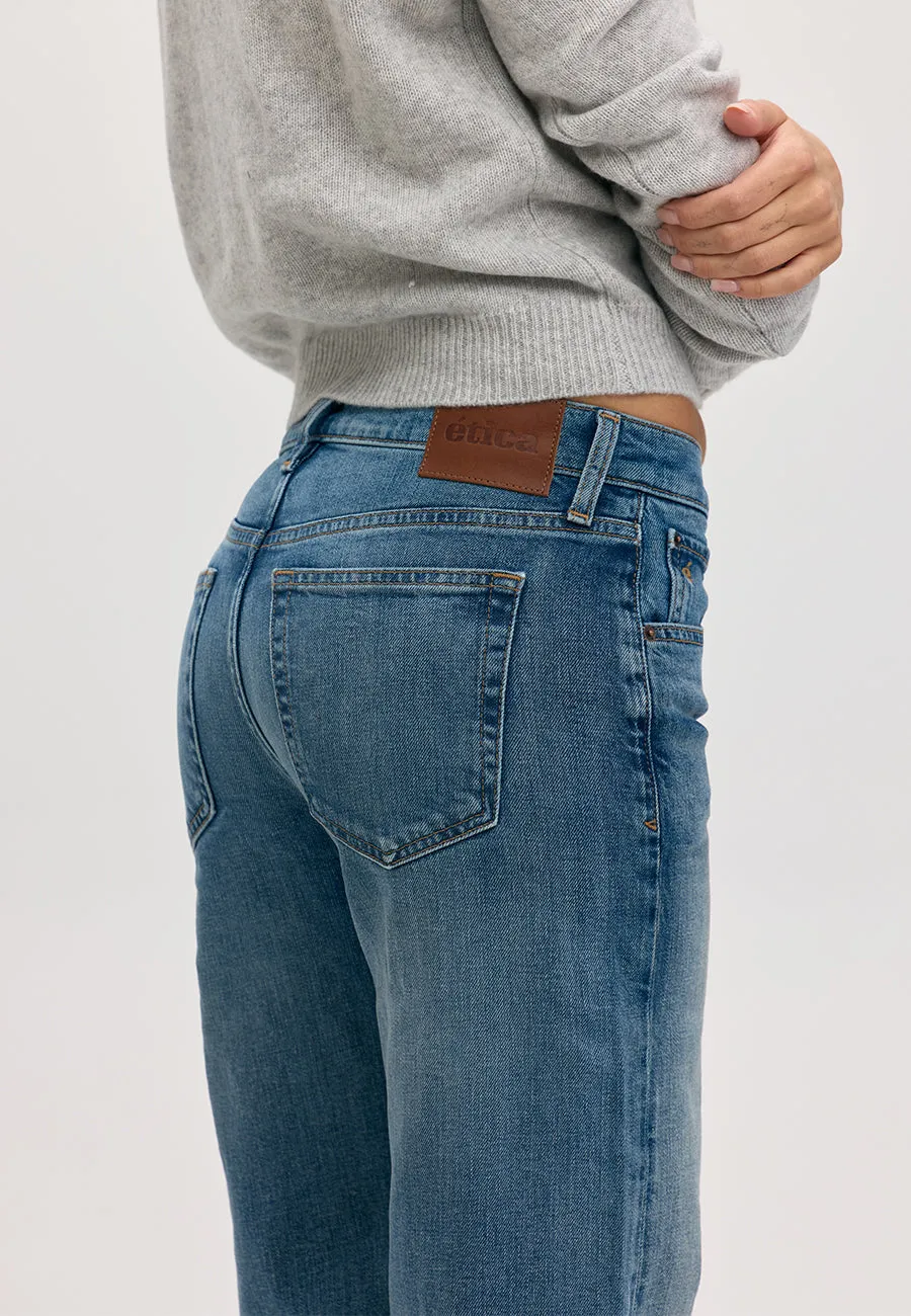 Romi Mid Rise Wide Leg - Waterside sold by ÉTICA product image thumbnail 4