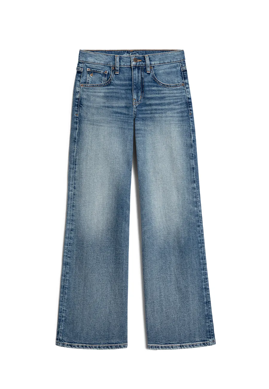 Romi Mid Rise Wide Leg - Waterside sold by ÉTICA product image thumbnail 5