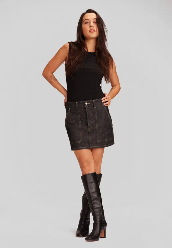 Tatum Mini Skirt  - Granite (FINAL SALE) made by ÉTICA