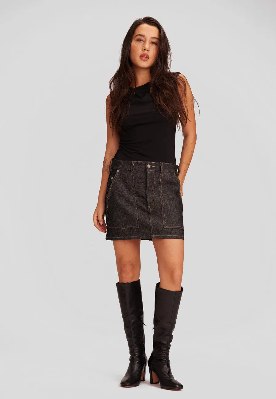 Tatum Mini Skirt - Granite (FINAL SALE) sold by ÉTICA product image thumbnail 2