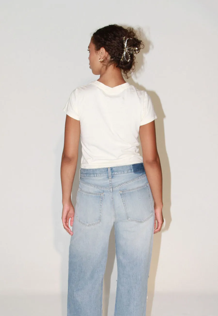 The Perfect Tee - Vintage White (FINAL SALE) sold by ÉTICA product image thumbnail 3
