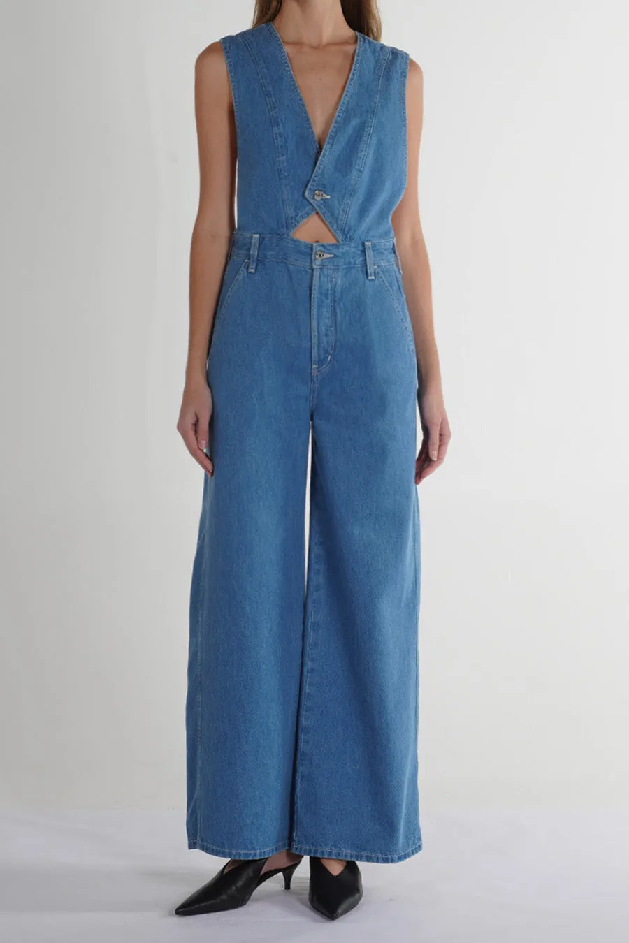 Elina Jumpsuit - Ethereal Blue sold by ÉTICA product image thumbnail 3
