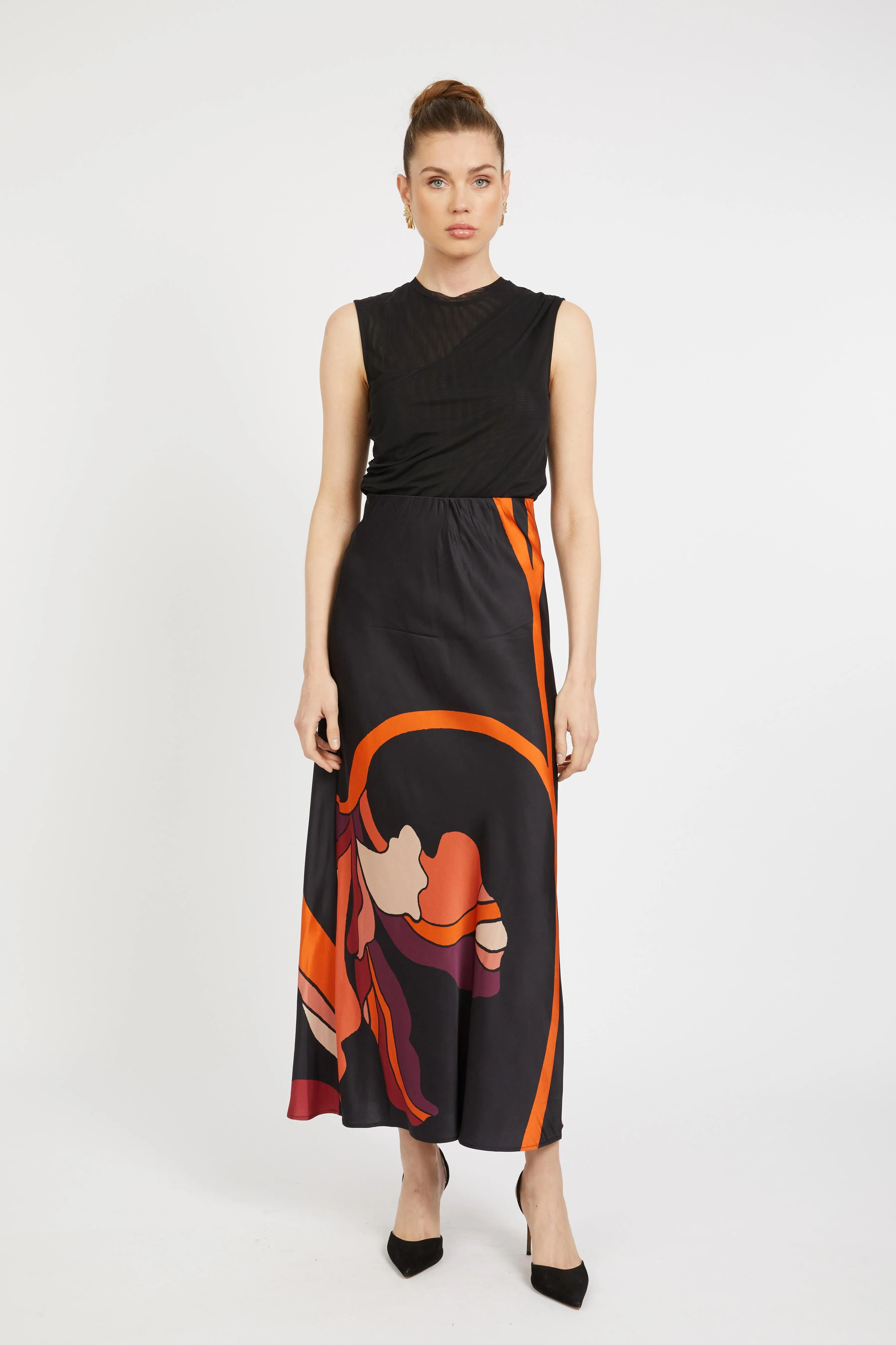 Bria Reversible Skirt in African Paradise sold by CABALLERO product image thumbnail 2