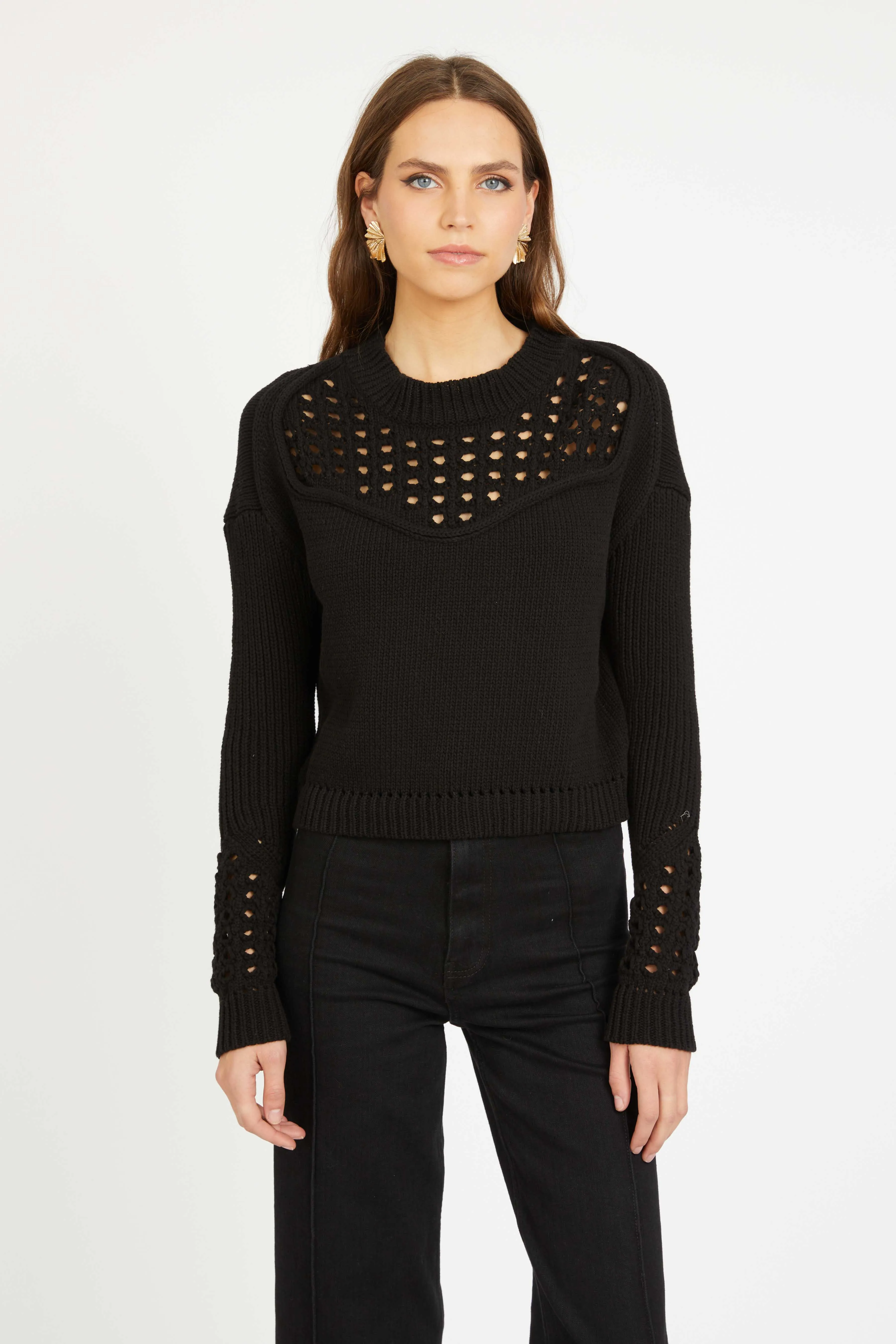 Bellamy Sweater in Black sold by CABALLERO product image thumbnail 3