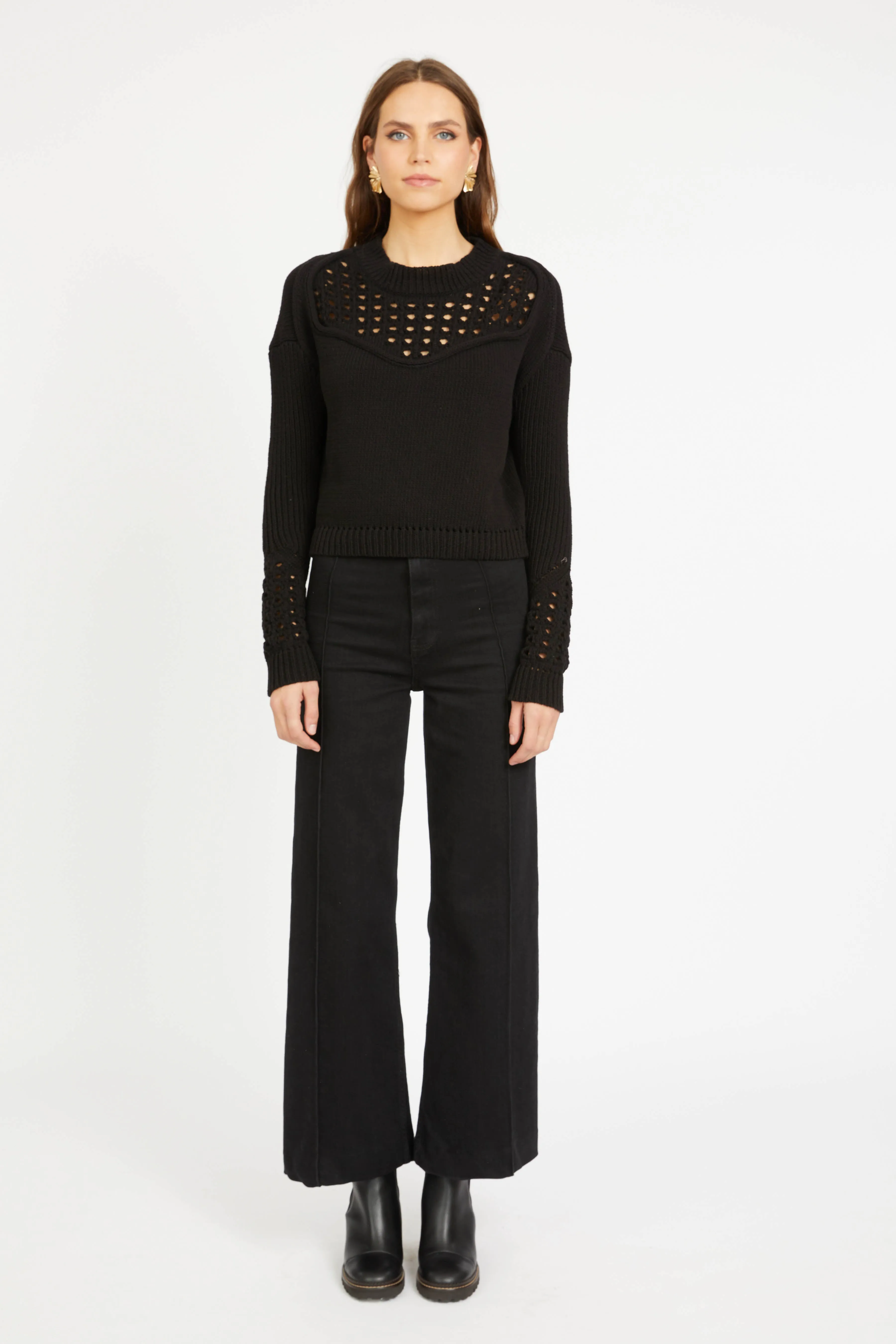 Bellamy Sweater in Black sold by CABALLERO product image thumbnail 2