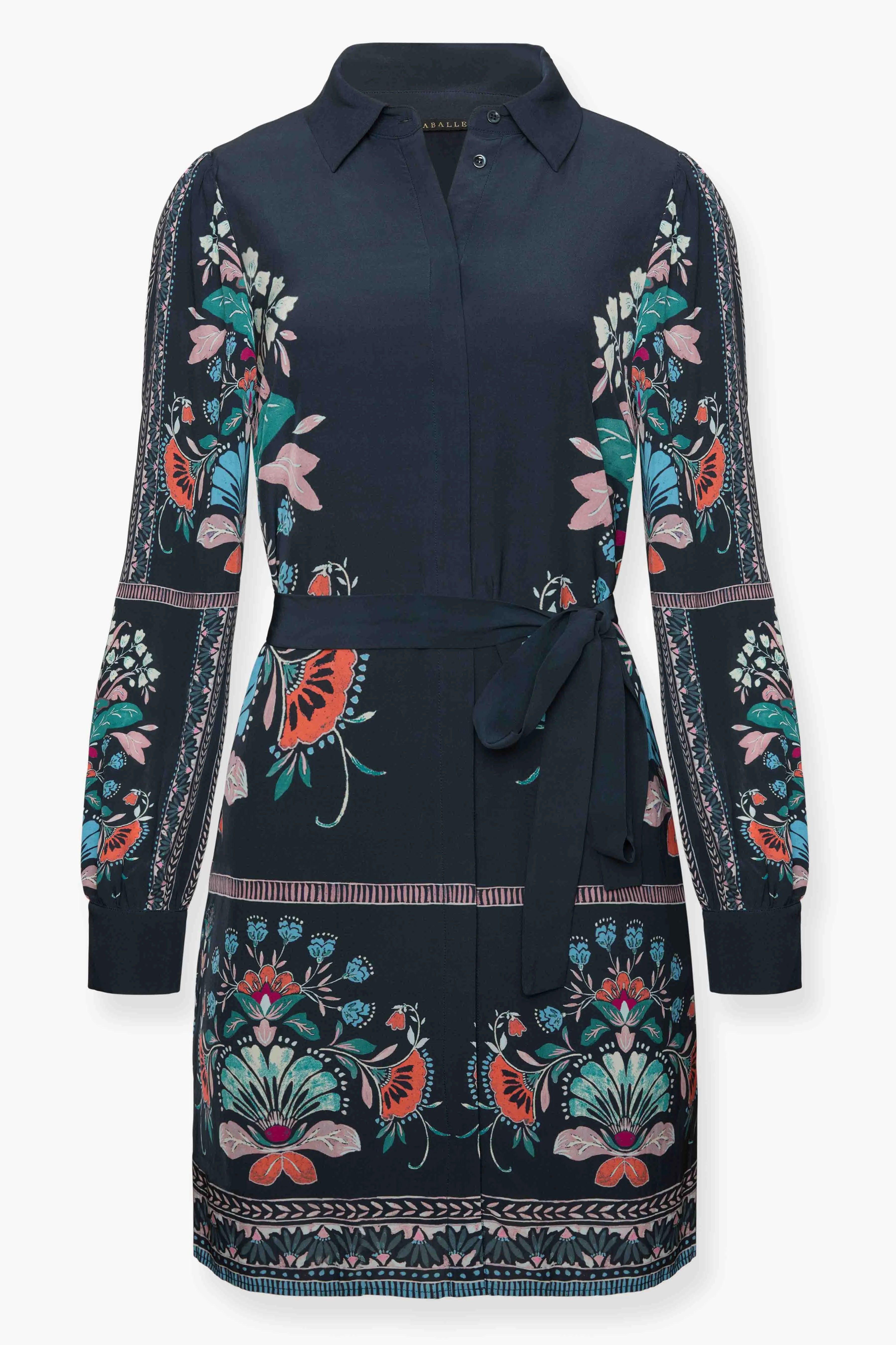 Lucy Dress in Twilight Bloom sold by CABALLERO