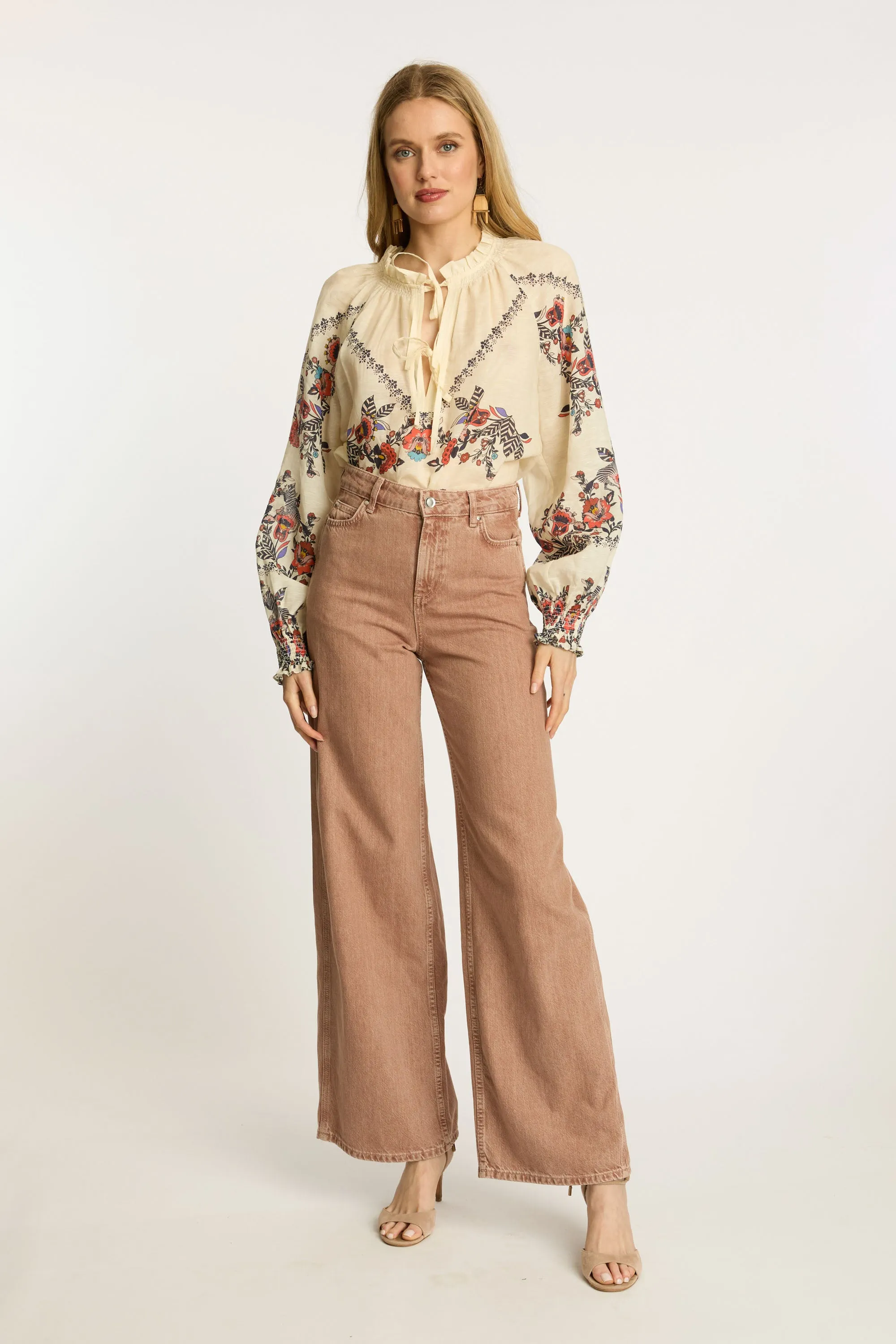 Vickie Top in Zebra Leaf sold by CABALLERO product image thumbnail 2