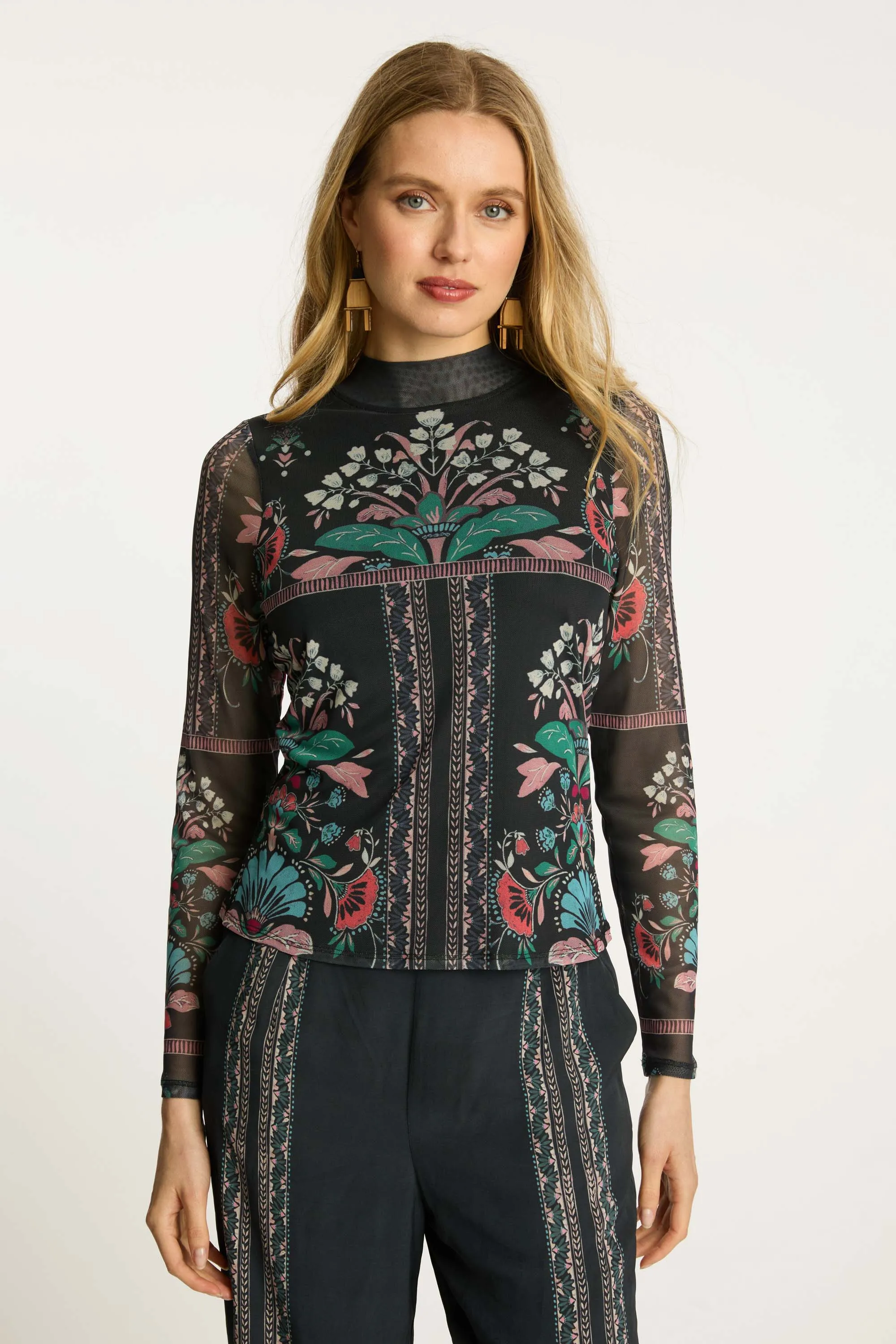 Marta Top in Twilight Bloom sold by CABALLERO product image thumbnail 3